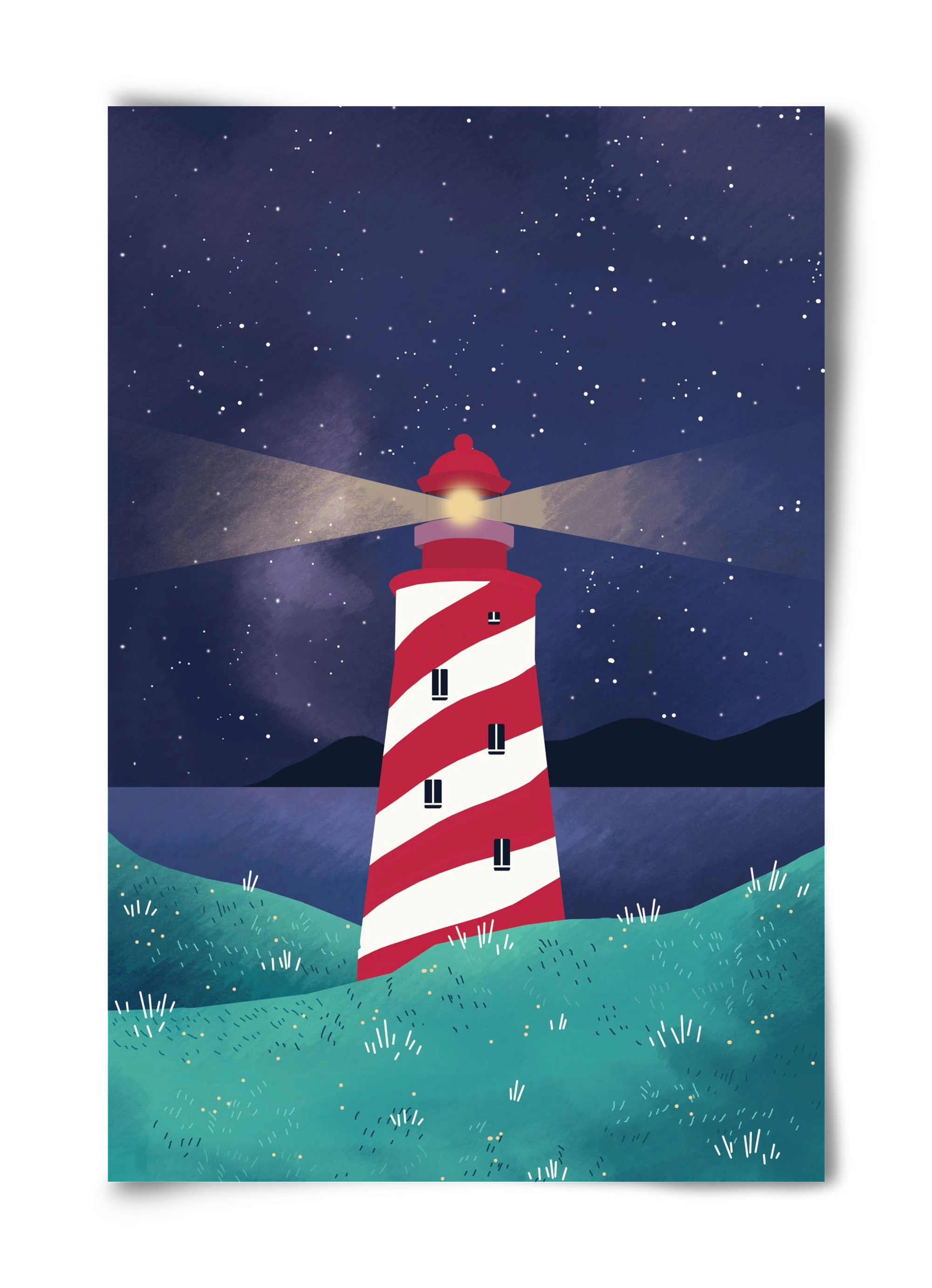 Lighthouse, 40x60 cm, Keret nélkül