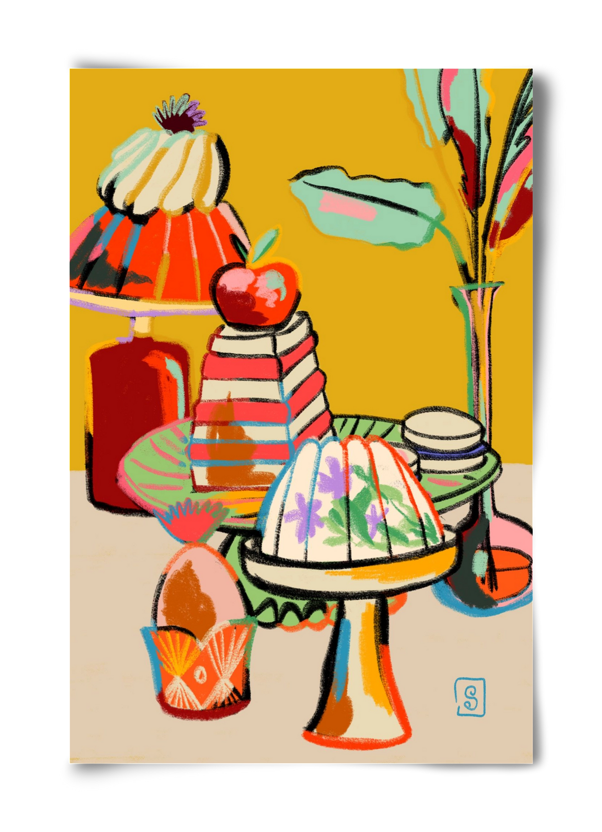 SWEET TOOTH, 40x60 cm, Keret nélkül