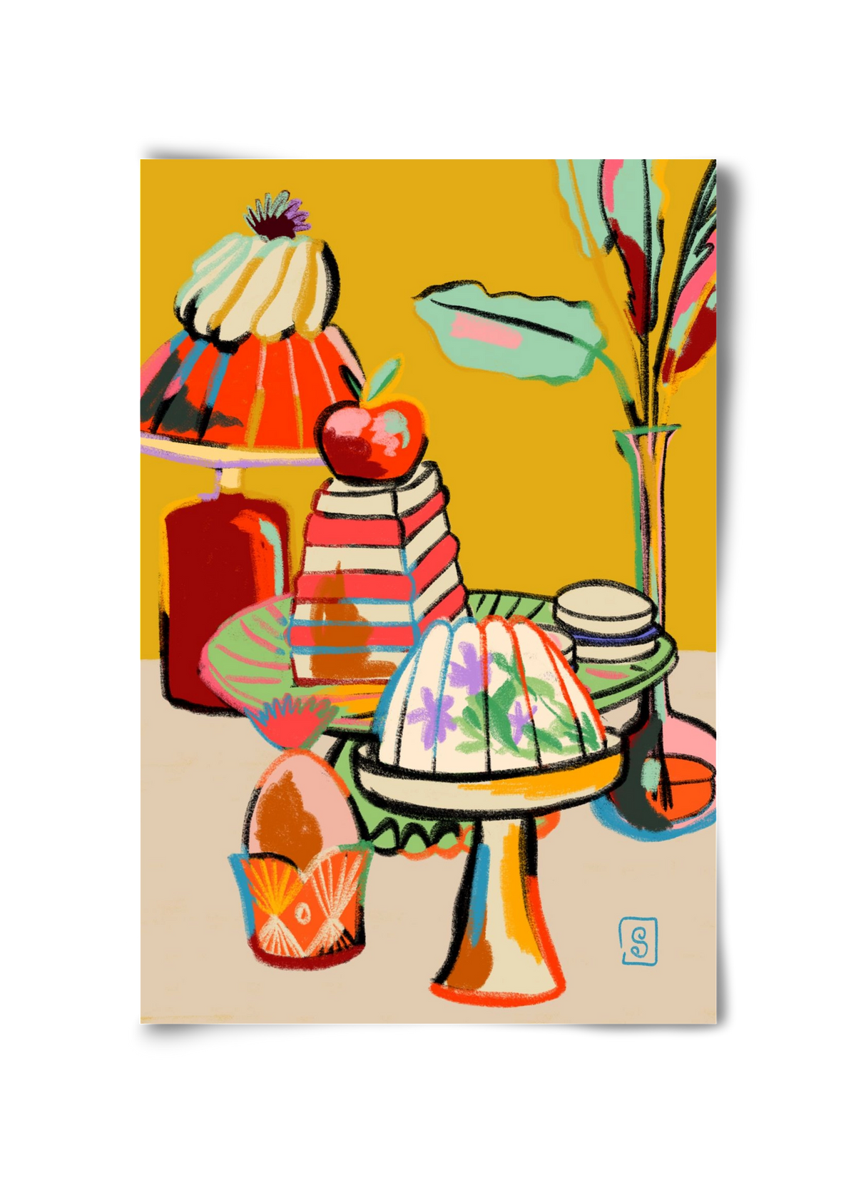 SWEET TOOTH, 30x45 cm, Keret nélkül