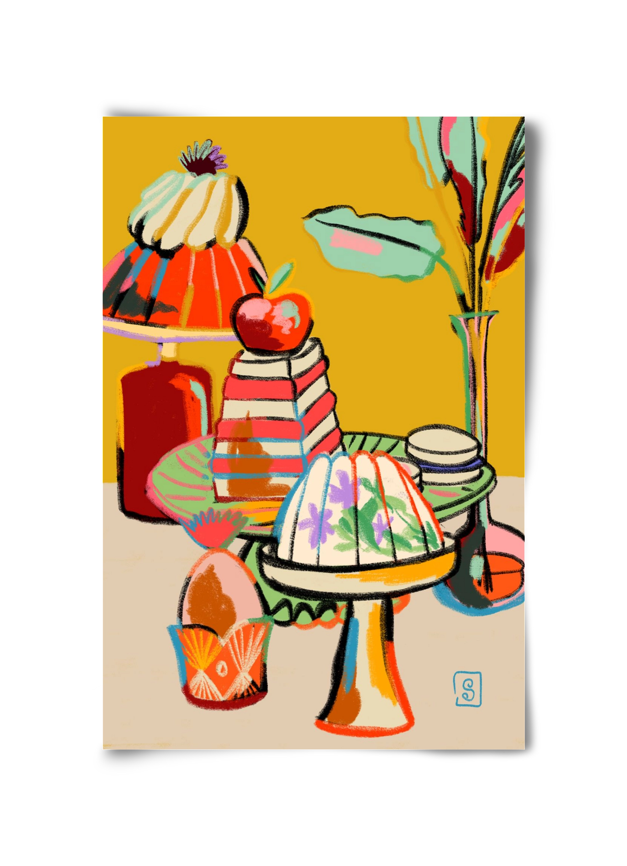 SWEET TOOTH, 30x45 cm, Keret nélkül