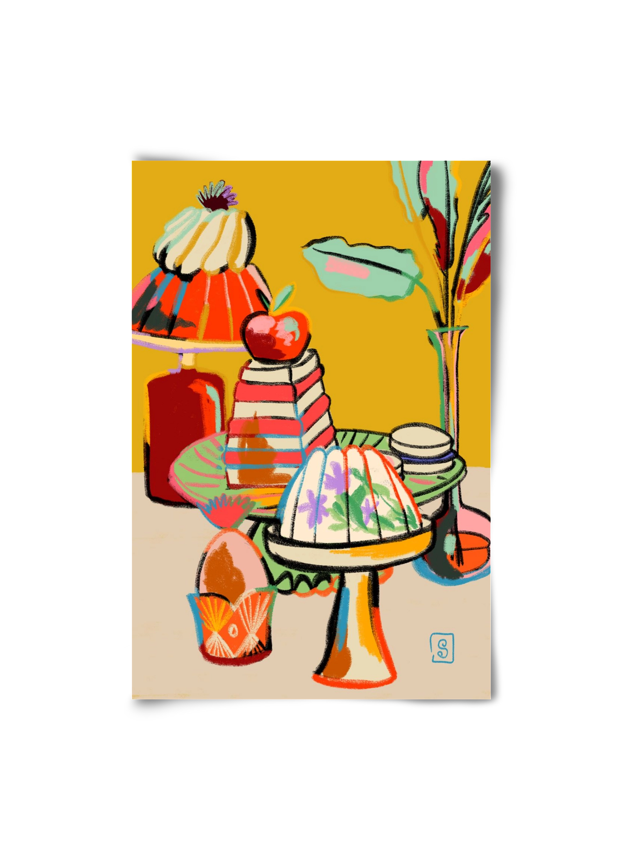 SWEET TOOTH, 20x30 cm, Keret nélkül