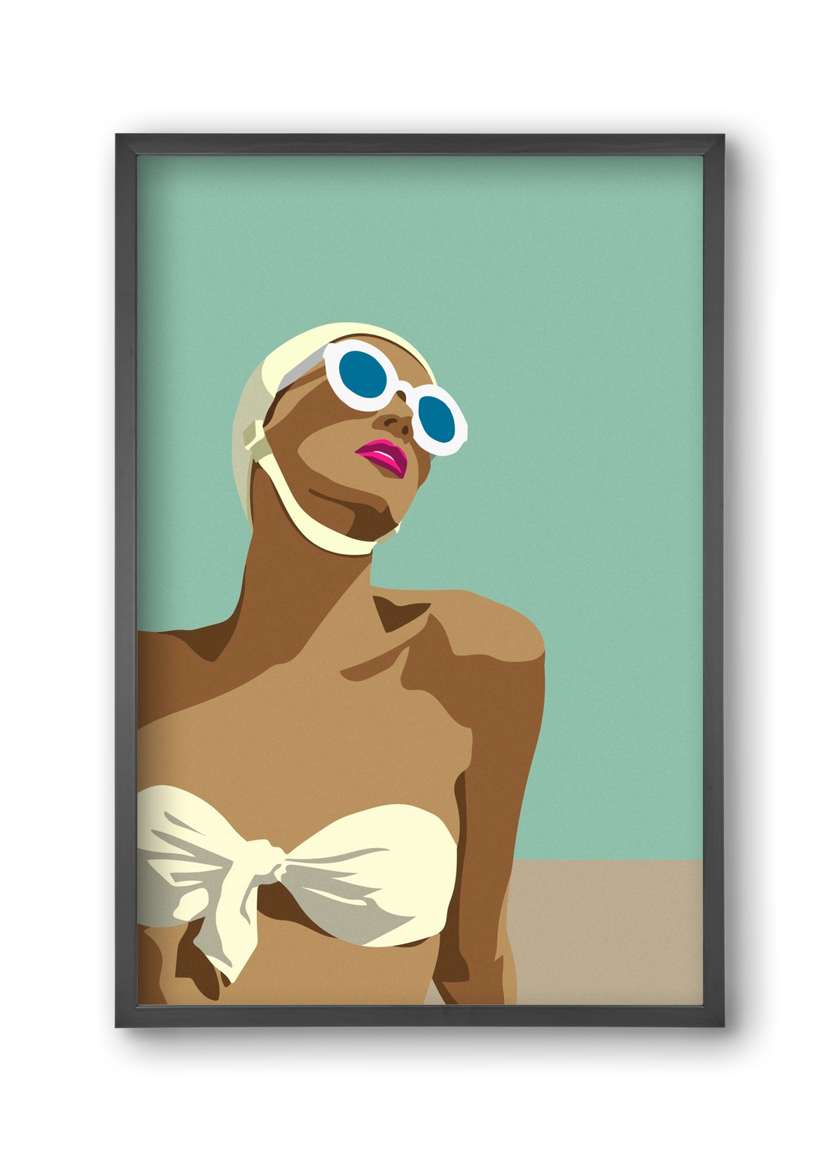 Sunglasses, 30x45 cm (30x45 cm), Fekete keret