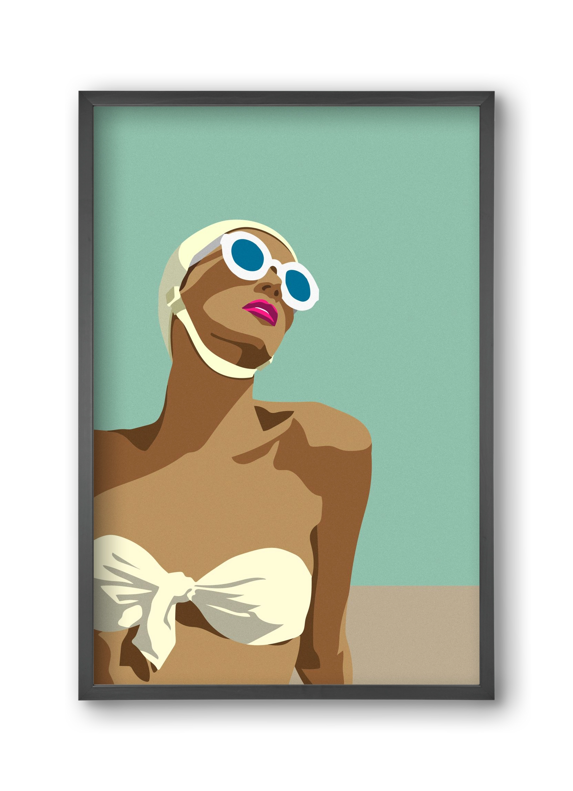 Sunglasses, 30x45 cm (30x45 cm), Fekete keret