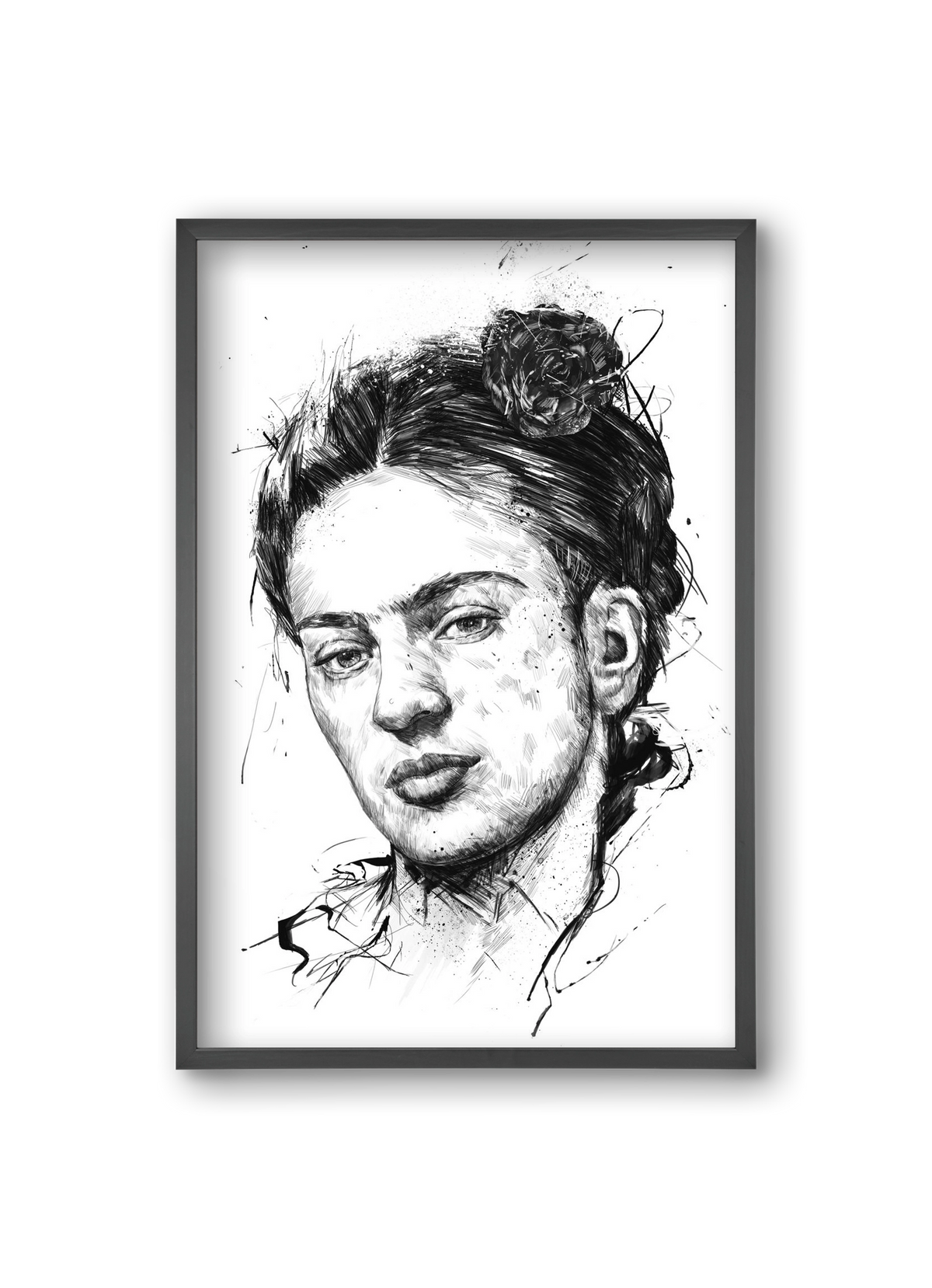 Frida, 20x30 cm (20x30 cm), Fekete keret