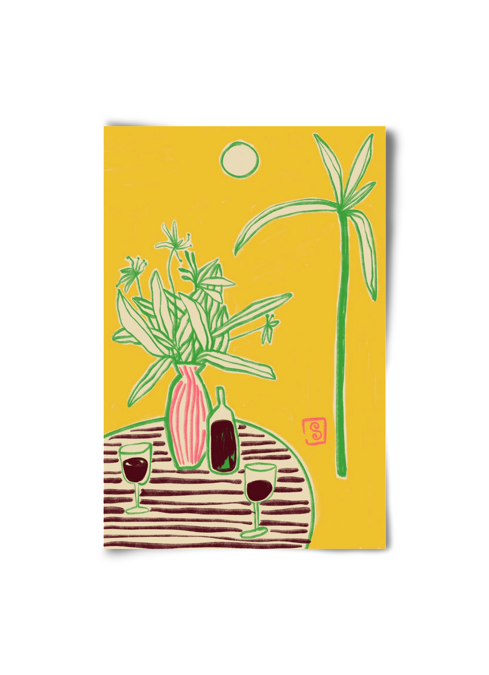 CONVERSATION BY THE SEA, 20x30 cm, Keret nélkül