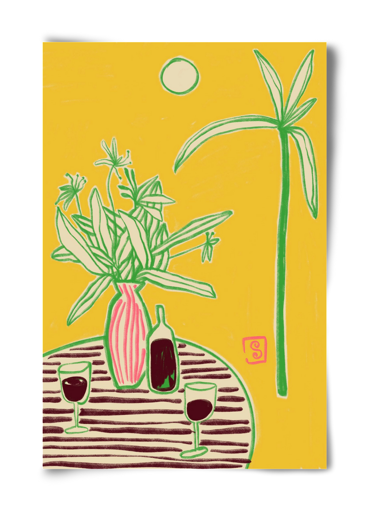 CONVERSATION BY THE SEA, 40x60 cm, Keret nélkül