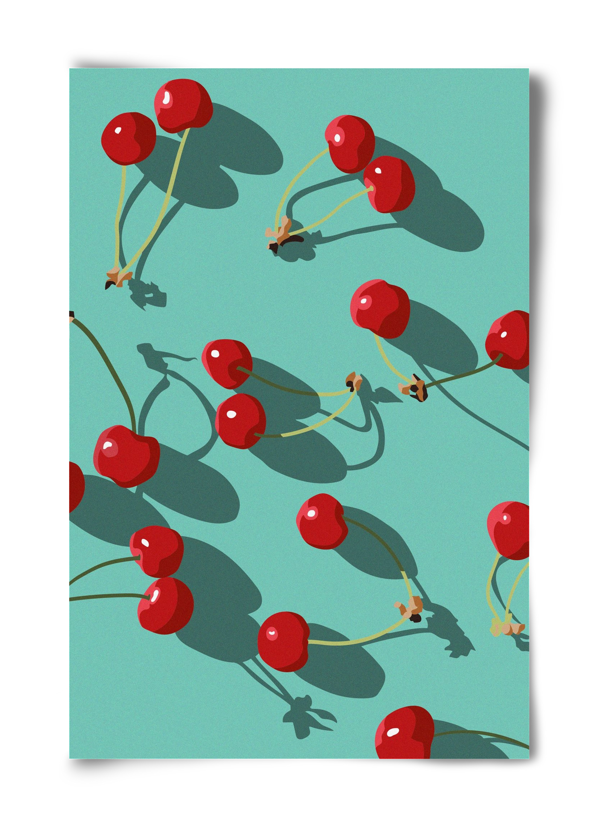 Cherries, 40x60 cm, Keret nélkül