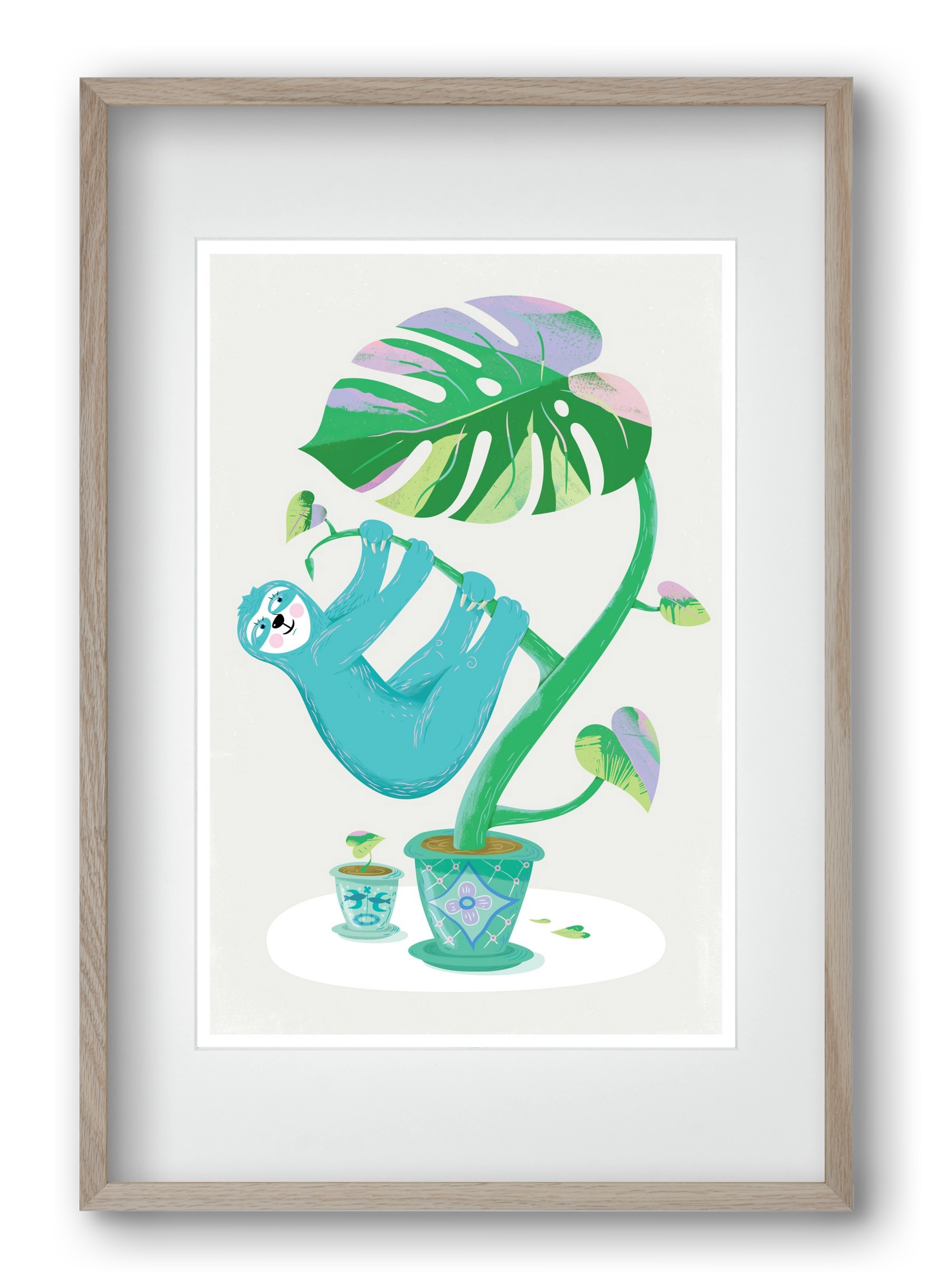 Lajháros, 40x60 cm (30x45 cm), Tölgy keret, paszpartuval