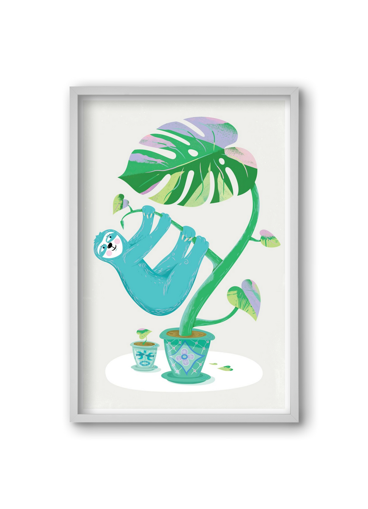 Lajháros, 20x30 cm (20x30 cm), Fehér keret