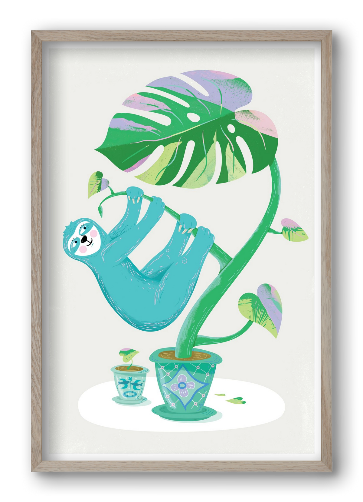 Lajháros, 40x60 cm (40x60 cm), Tölgy keret