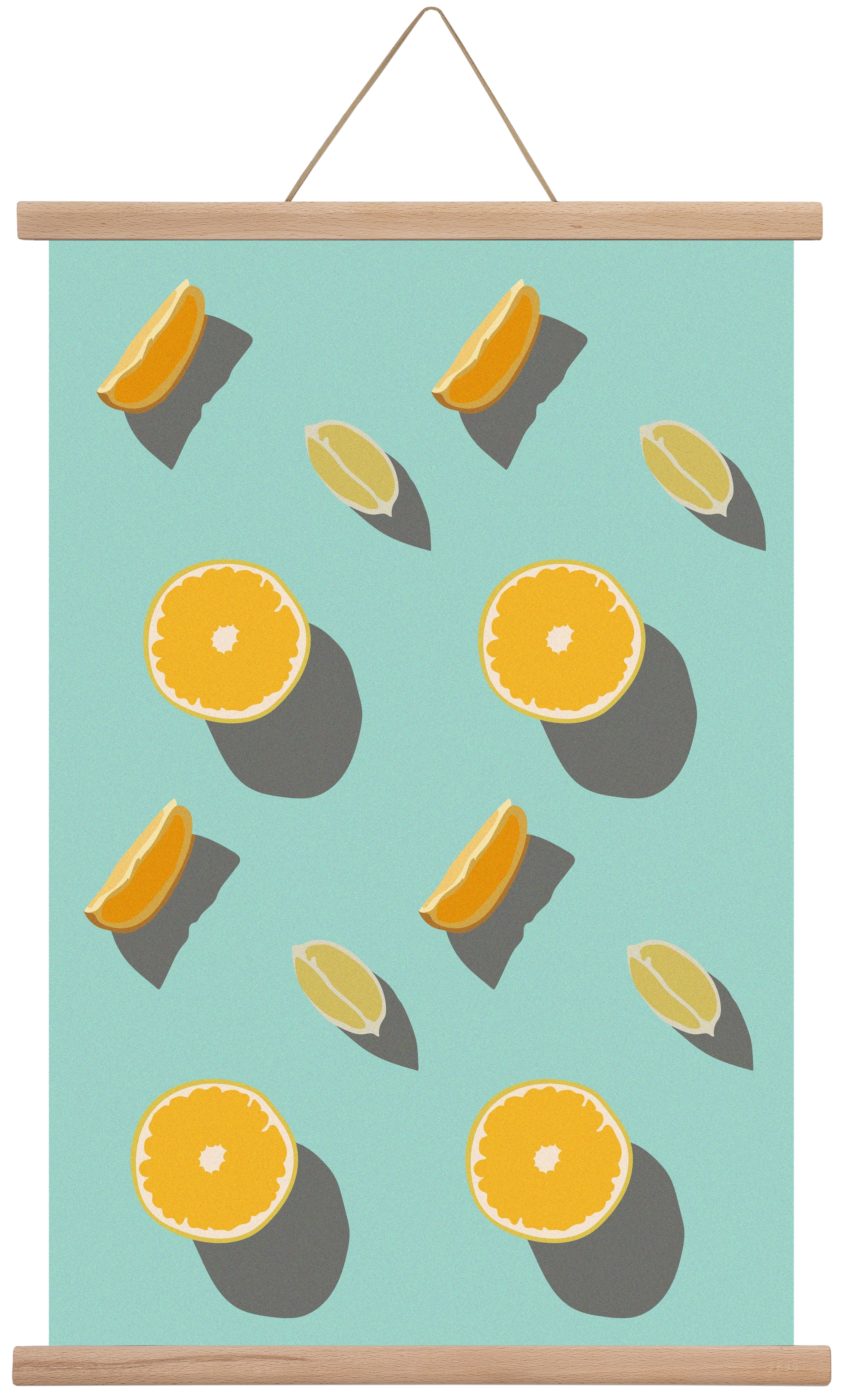 Lemon, 40x60 cm (40x60 cm), Tölgy akasztó