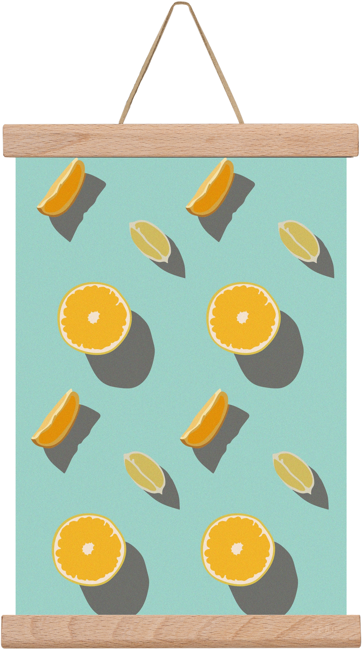 Lemon, 20x30 cm (20x30 cm), Tölgy akasztó