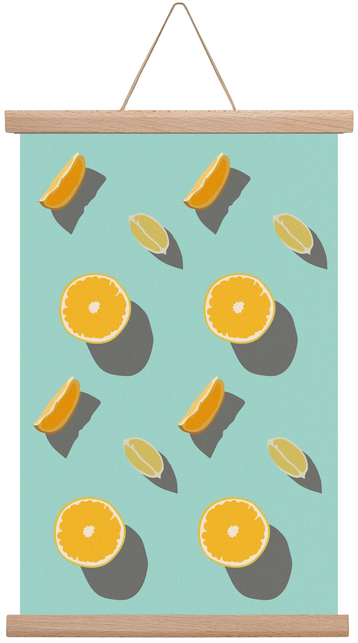 Lemon, 30x45 cm (30x45 cm), Tölgy akasztó