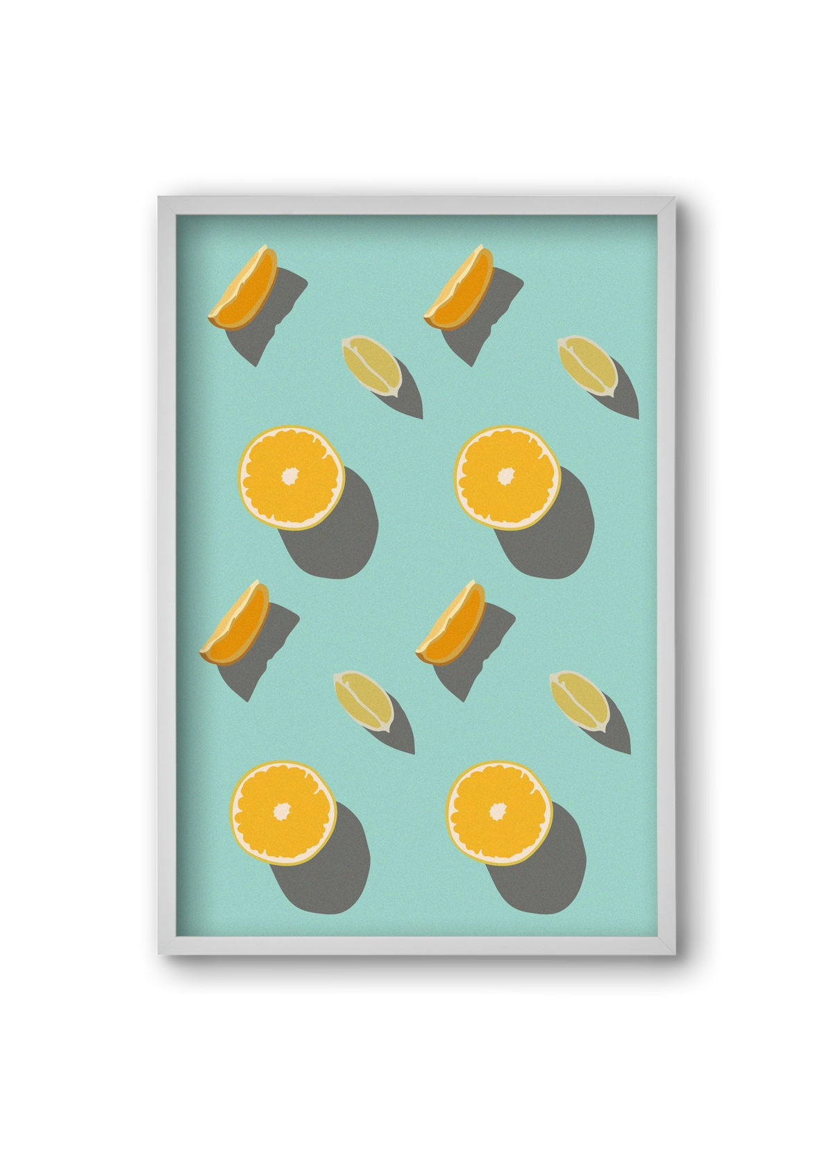 Lemon, 20x30 cm (20x30 cm), Fehér keret