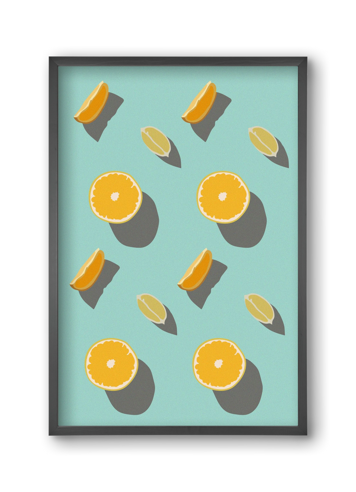 Lemon, 30x45 cm (30x45 cm), Fekete keret