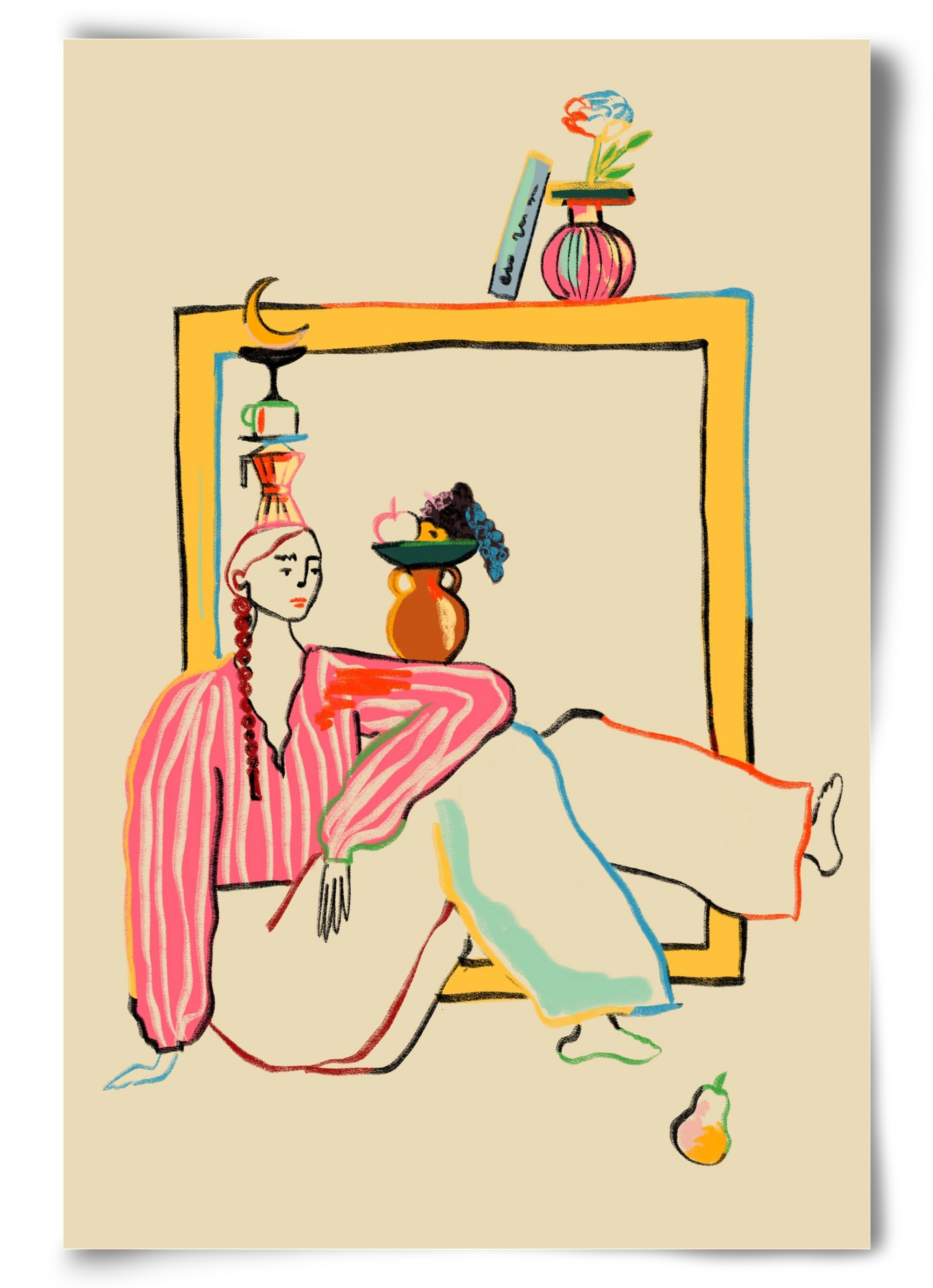 HOLIDAYS AT HOME, 60x90 cm, Keret nélkül