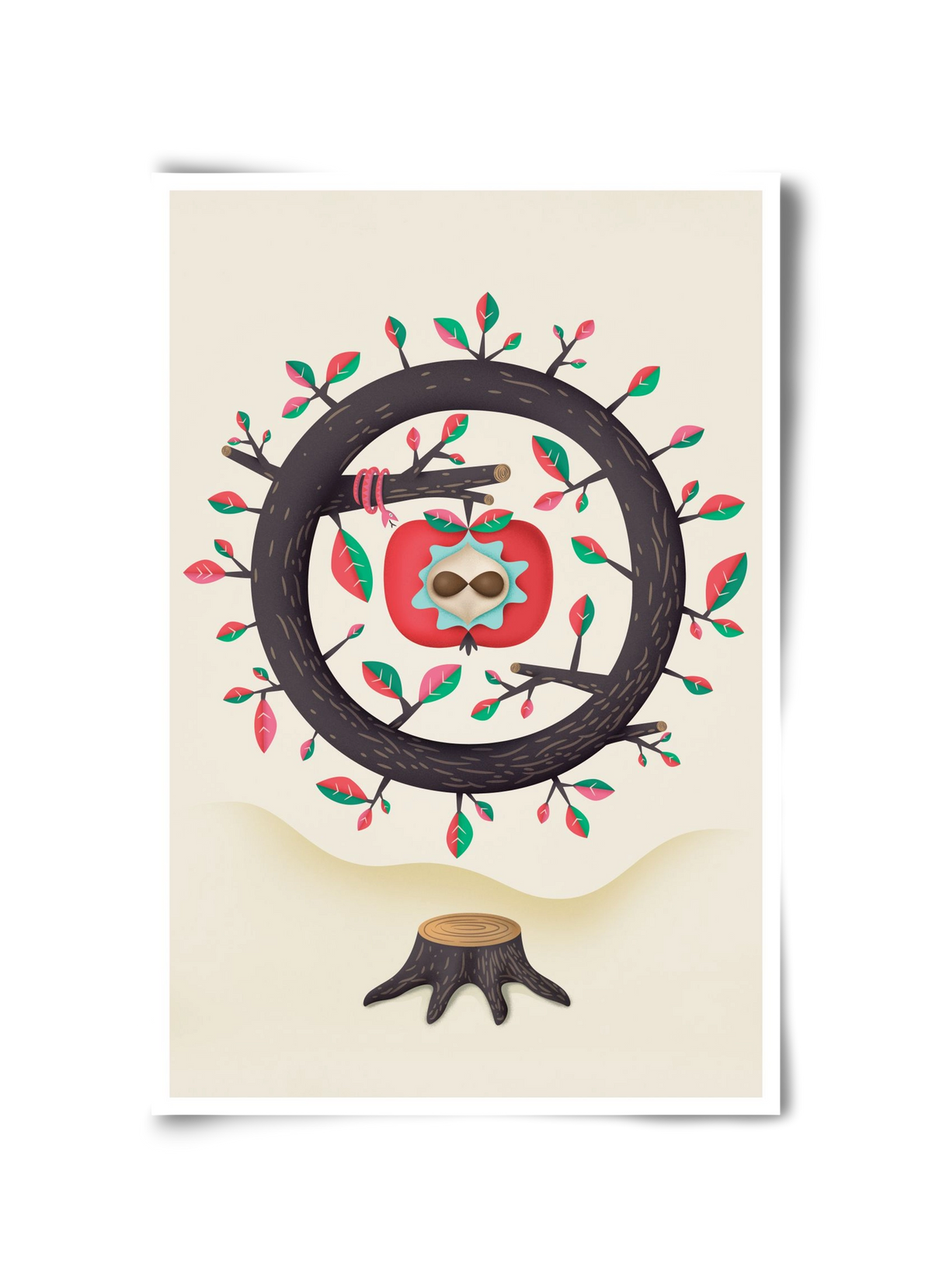 almafa, 30x45 cm, Keret nélkül