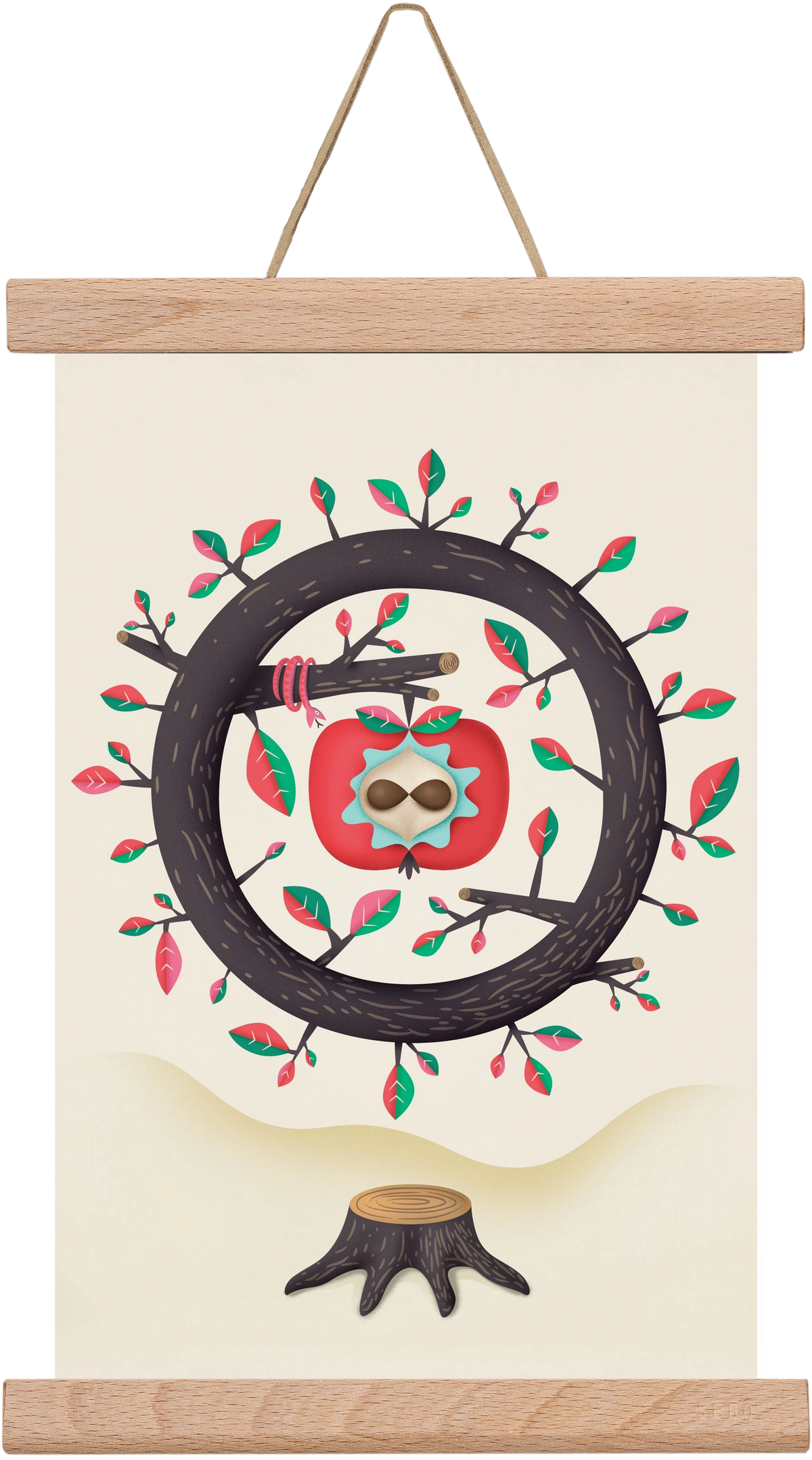 almafa, 20x30 cm (20x30 cm), Tölgy akasztó