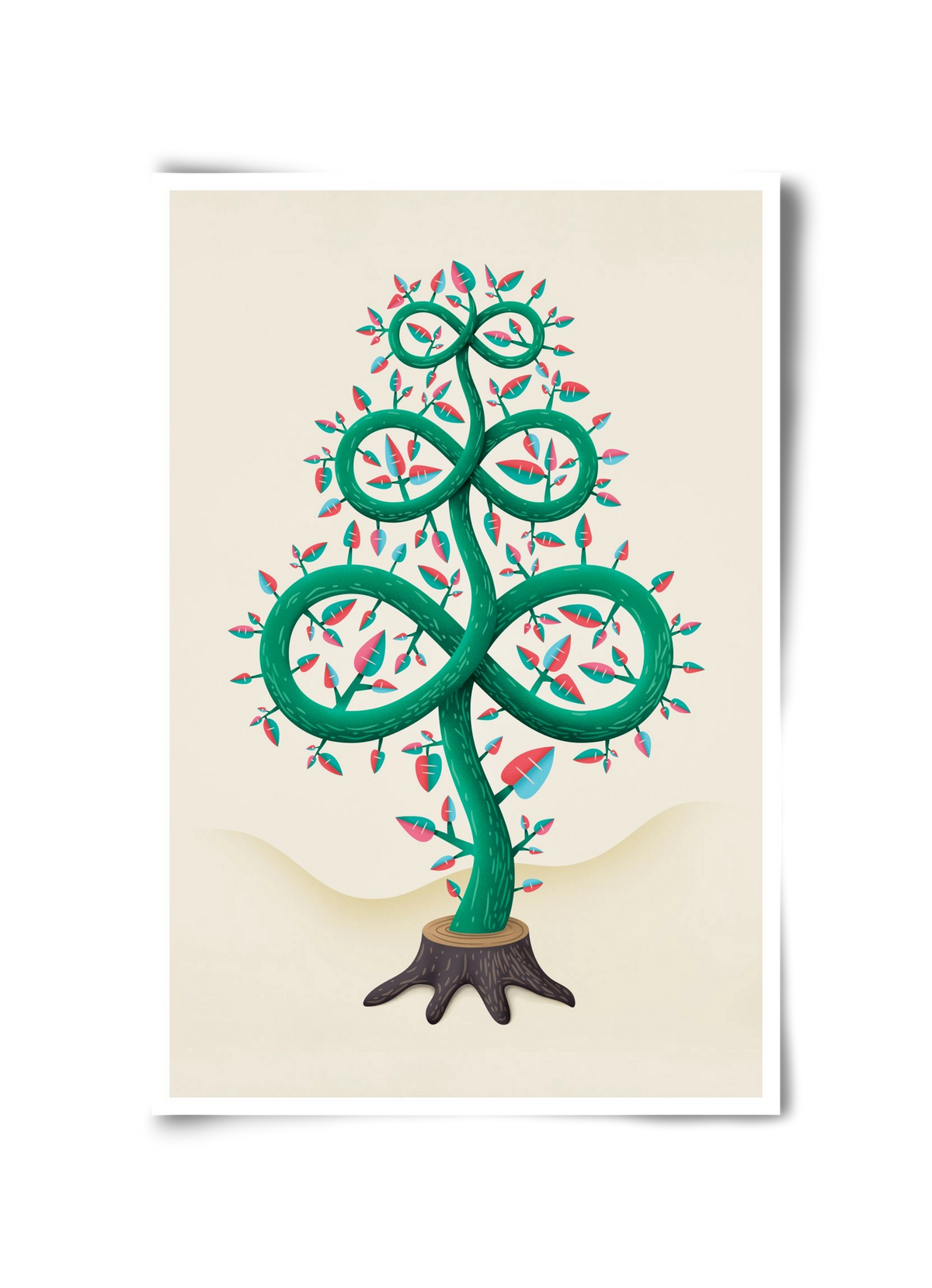 Végtelen fa, 30x45 cm, Keret nélkül