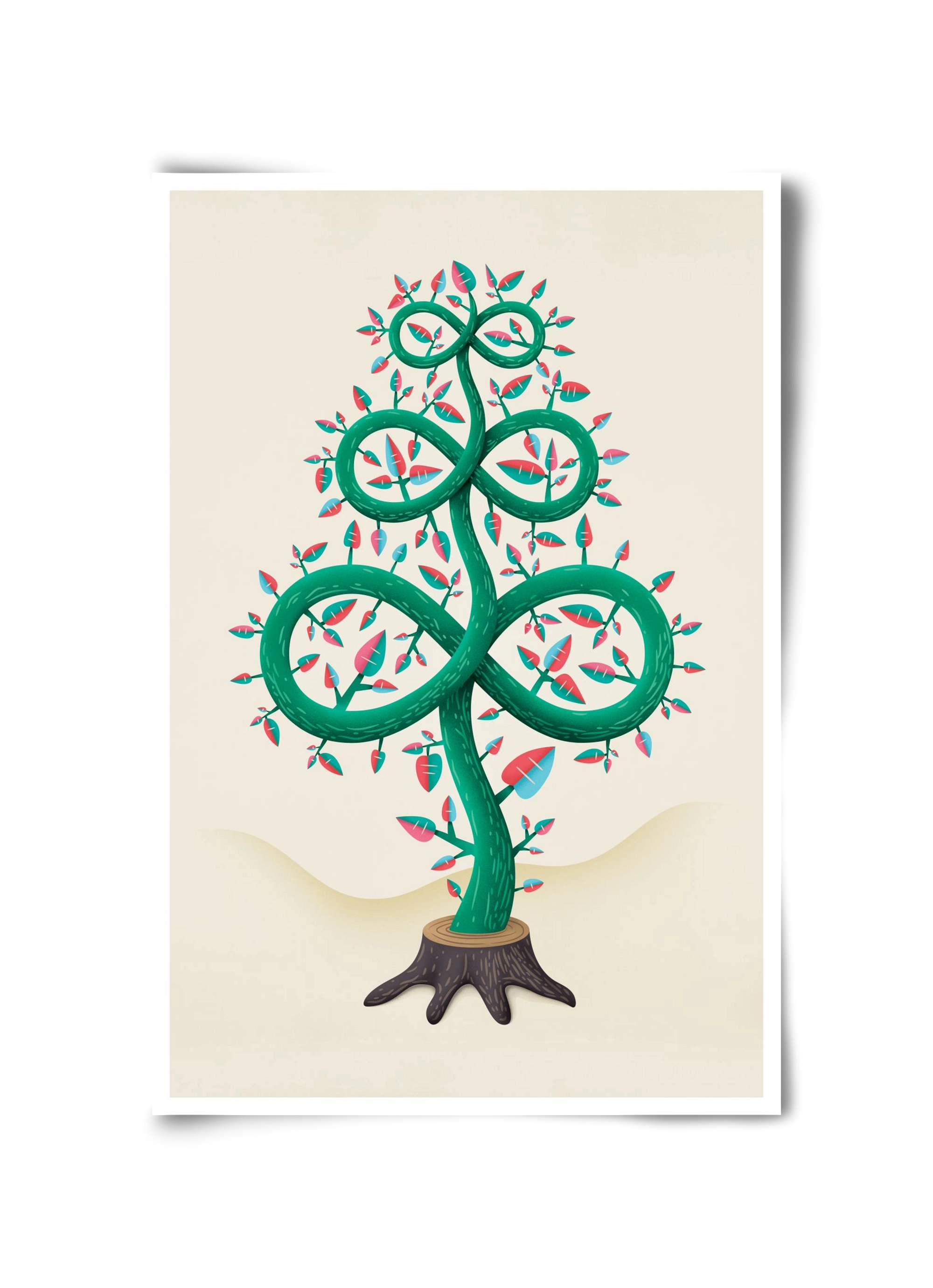 Végtelen fa, 30x45 cm, Keret nélkül