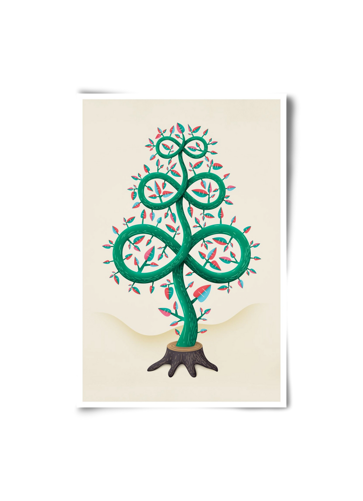 Végtelen fa, 20x30 cm, Keret nélkül