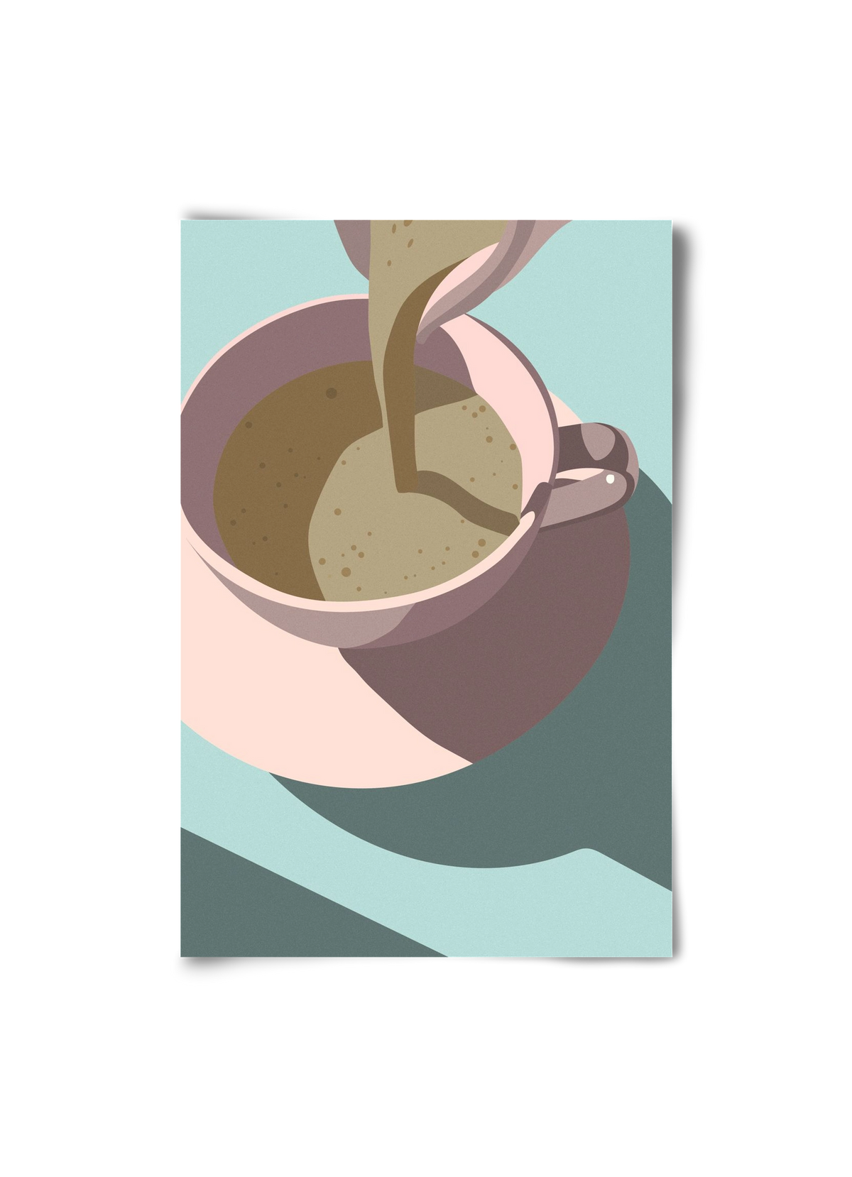 Kávé, 20x30 cm, Keret nélkül