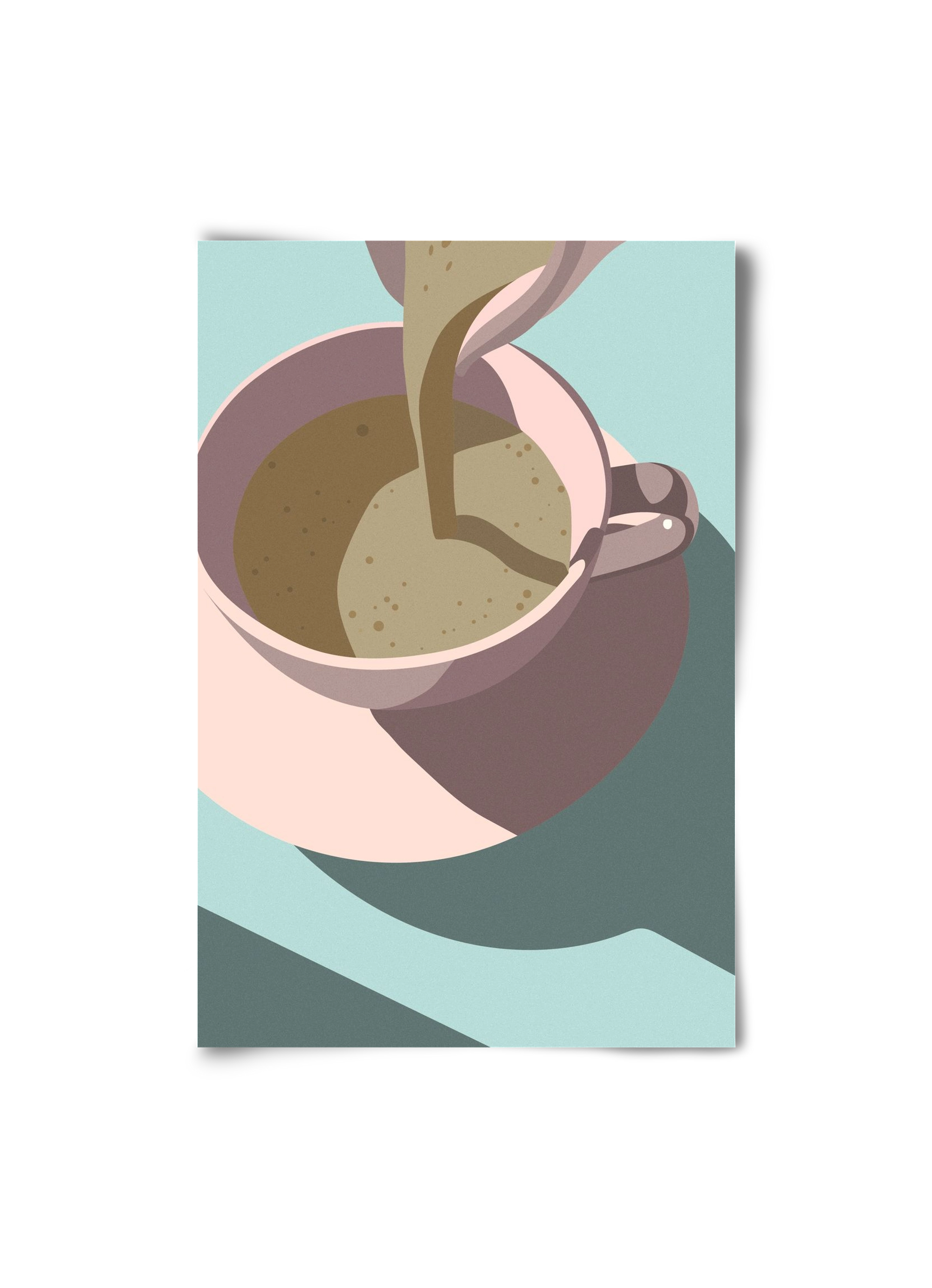 Kávé, 20x30 cm, Keret nélkül