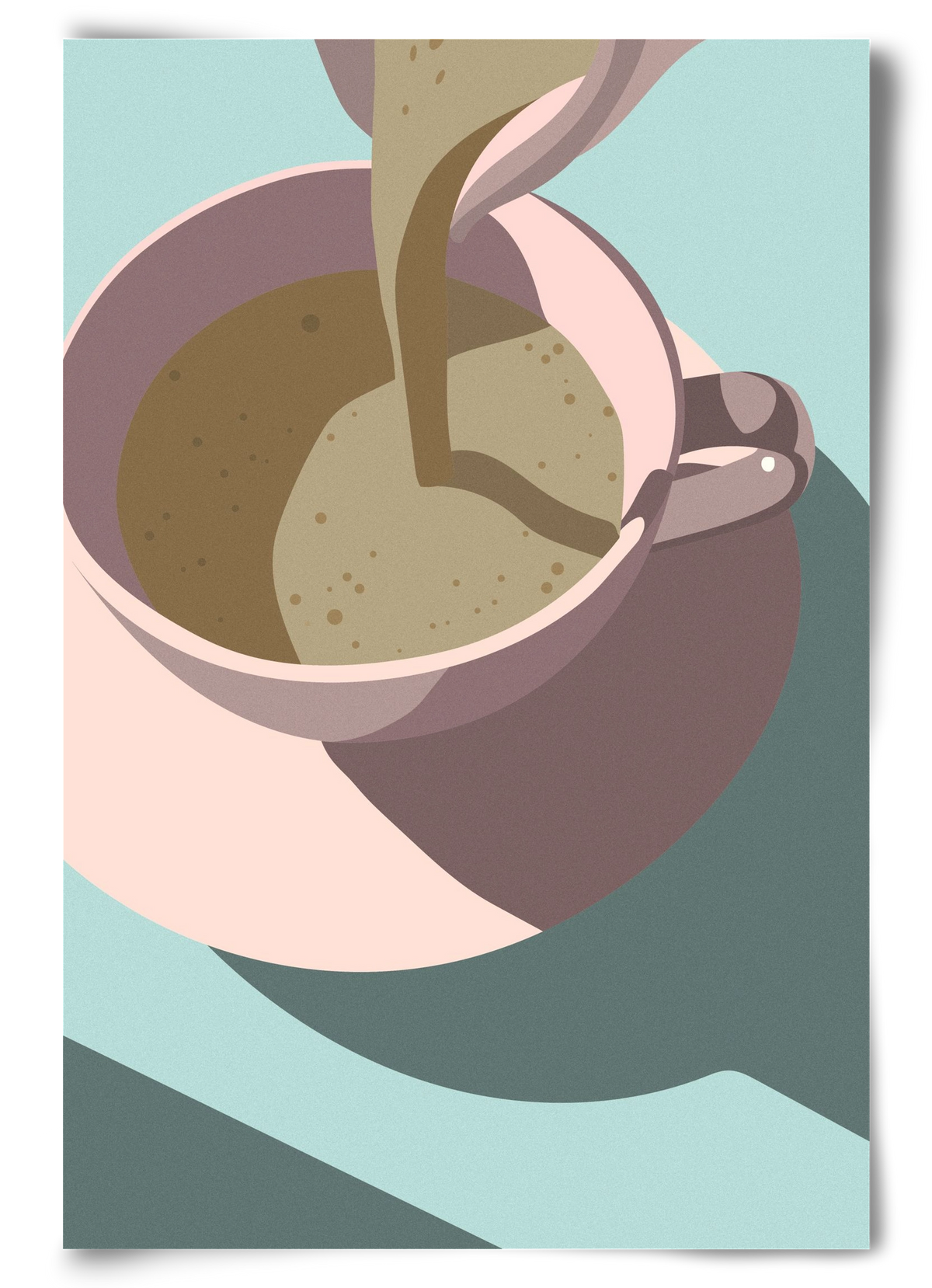 Kávé, 60x90 cm, Keret nélkül