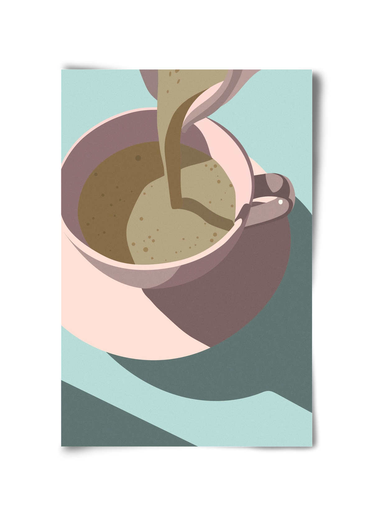 Kávé, 30x45 cm, Keret nélkül