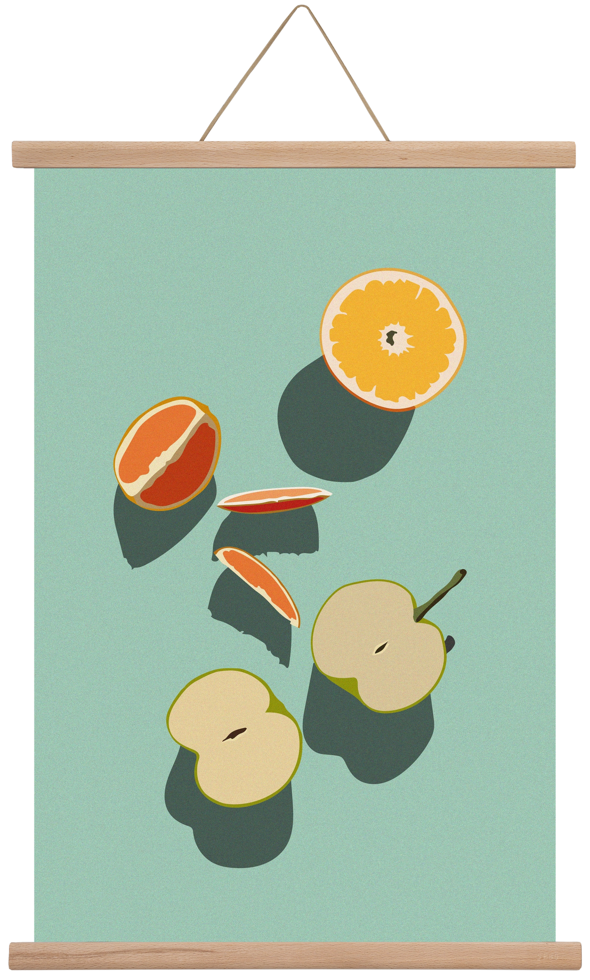 Fruits, 40x60 cm (40x60 cm), Tölgy akasztó