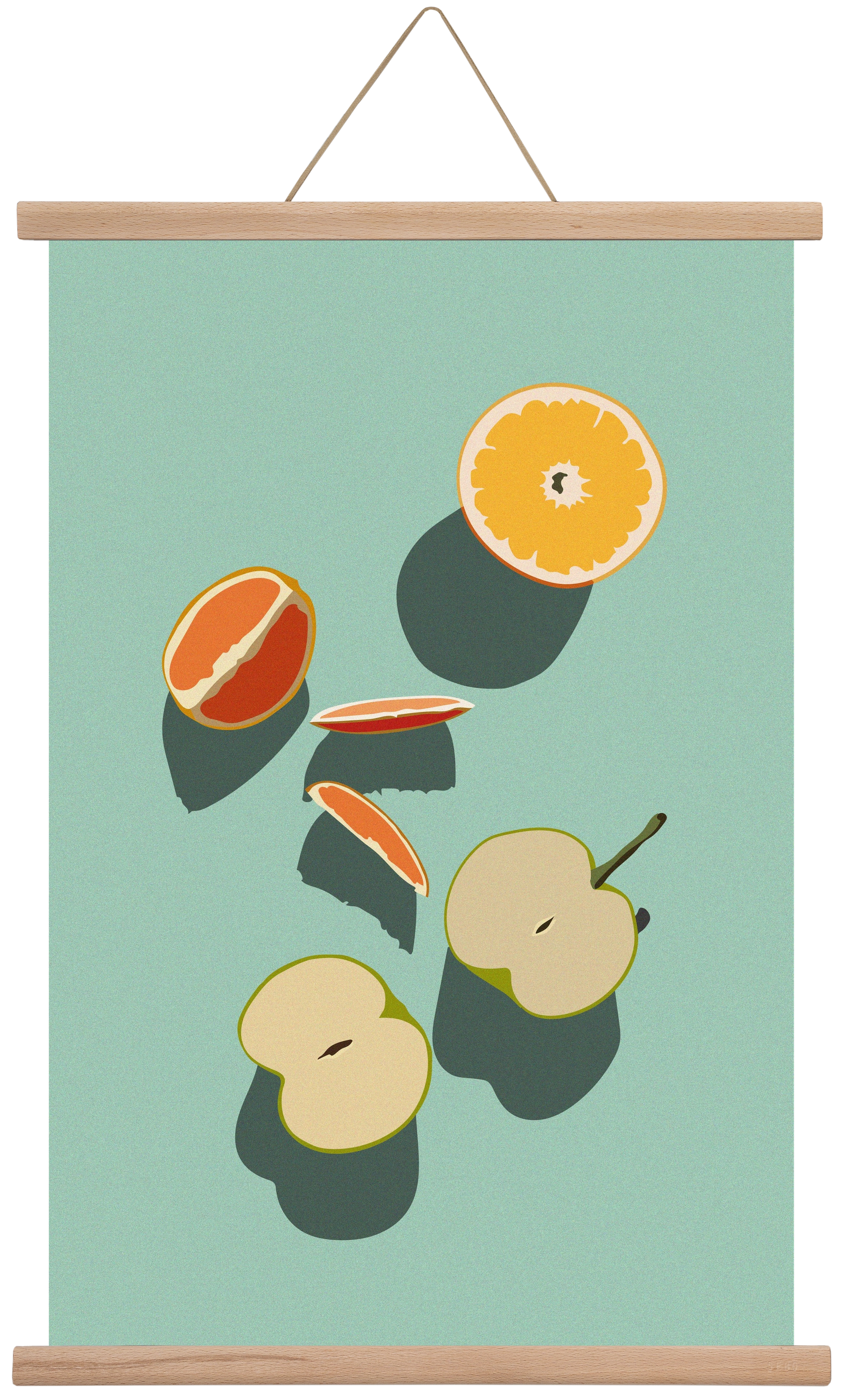 Fruits, 40x60 cm (40x60 cm), Tölgy akasztó