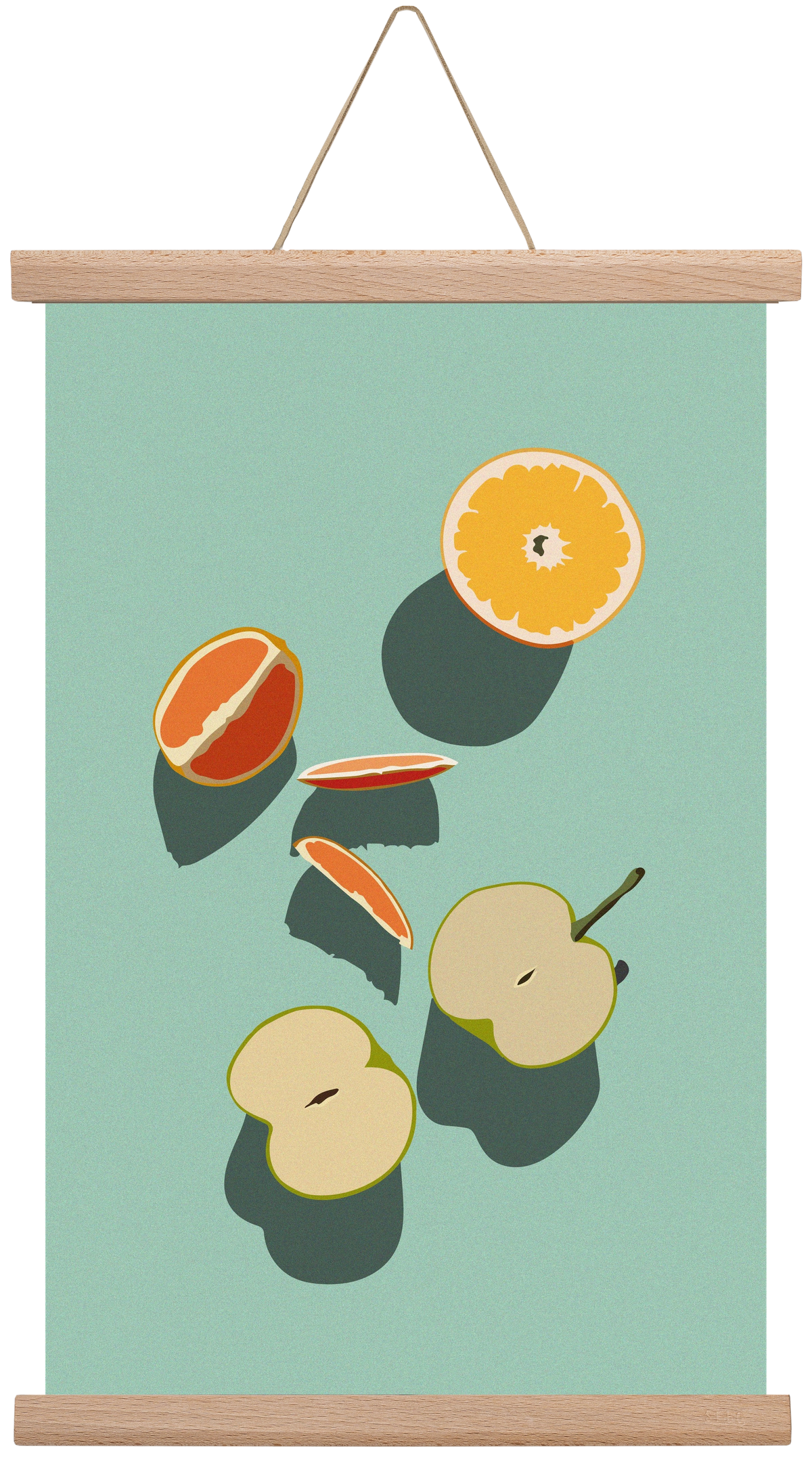 Fruits, 30x45 cm (30x45 cm), Tölgy akasztó