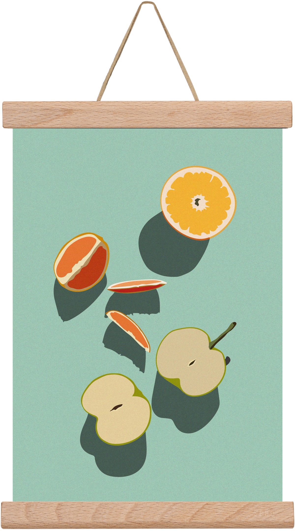 Fruits, 20x30 cm (20x30 cm), Tölgy akasztó