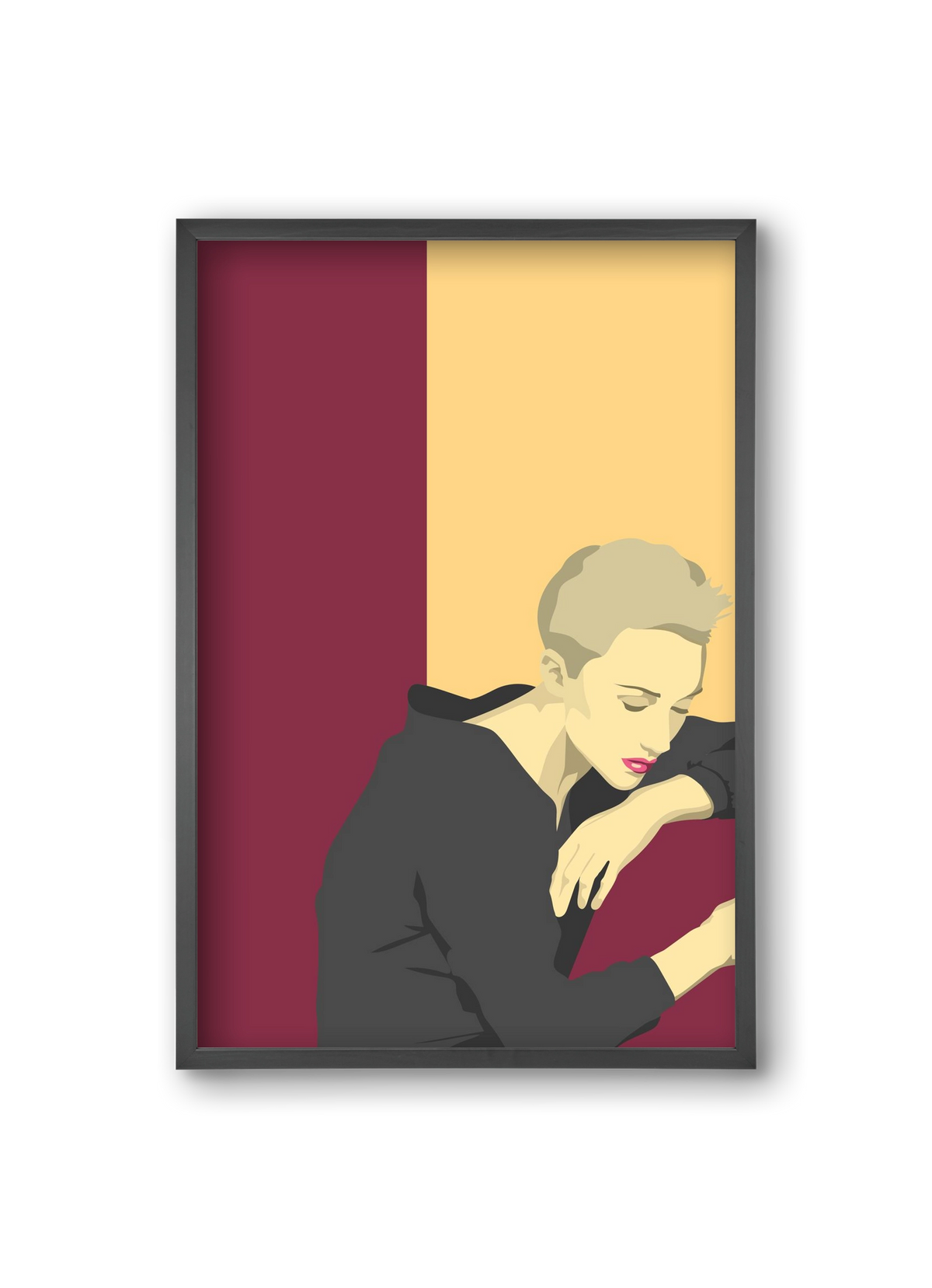 Melancholy, 20x30 cm (20x30 cm), Fekete keret