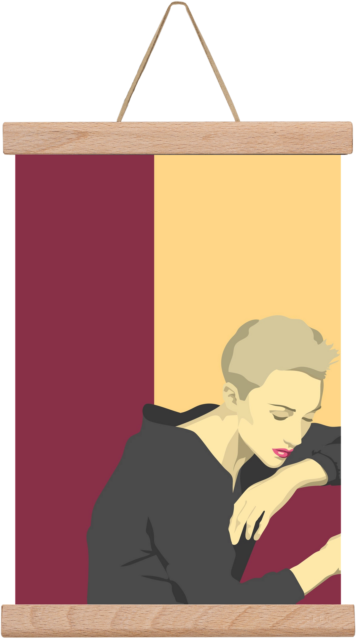 Melancholy, 20x30 cm (20x30 cm), Tölgy akasztó