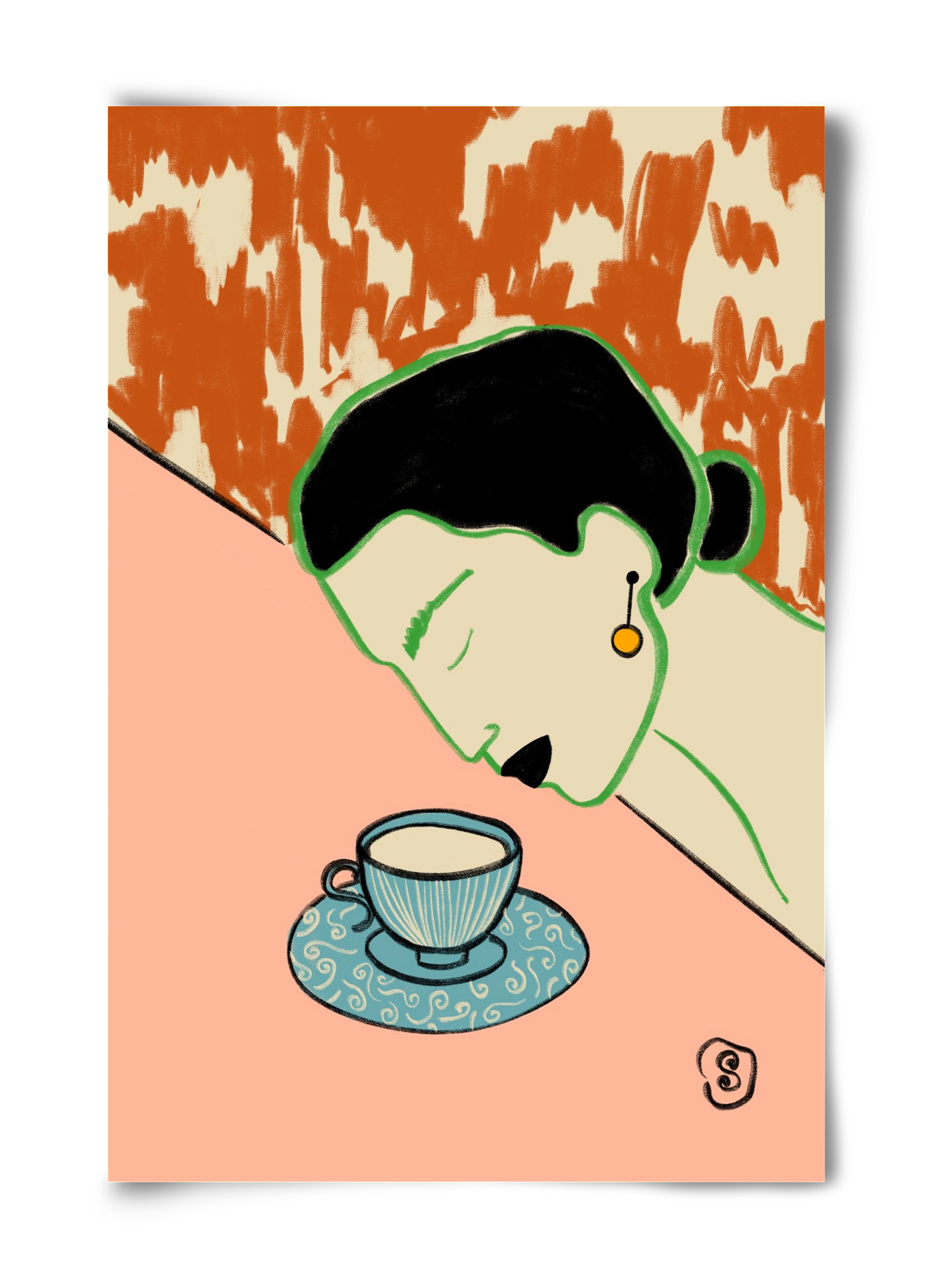 SILENT JOY, 40x60 cm, Keret nélkül