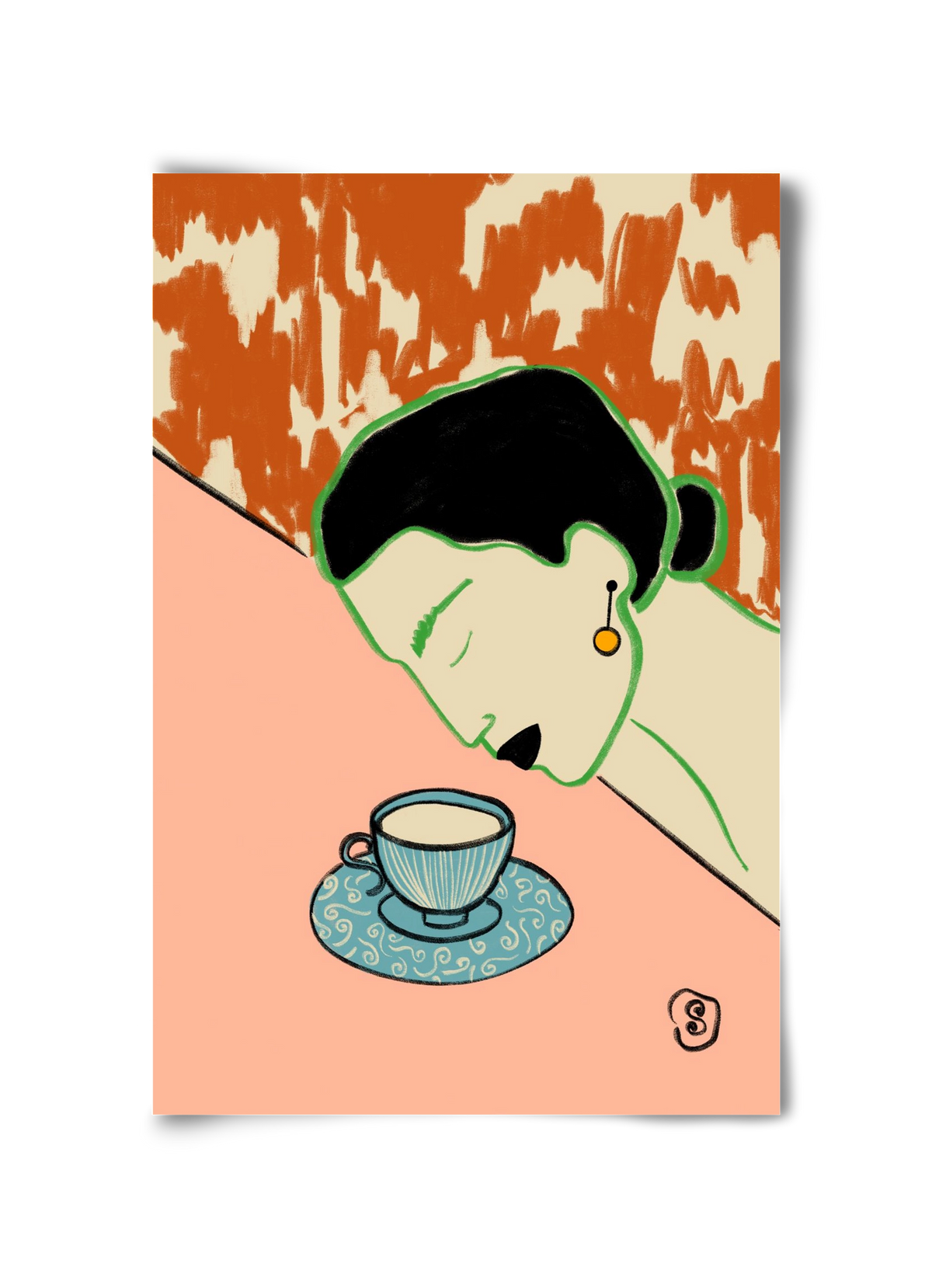 SILENT JOY, 30x45 cm, Keret nélkül