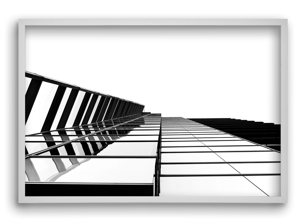 LINES, 60x40 cm (60x40 cm), Fehér keret