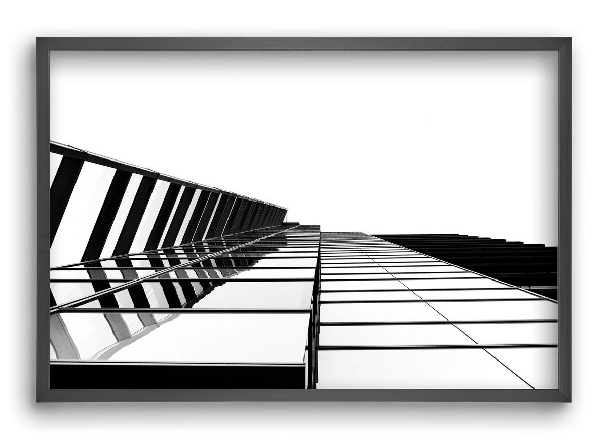 LINES, 60x40 cm (60x40 cm), Fekete keret