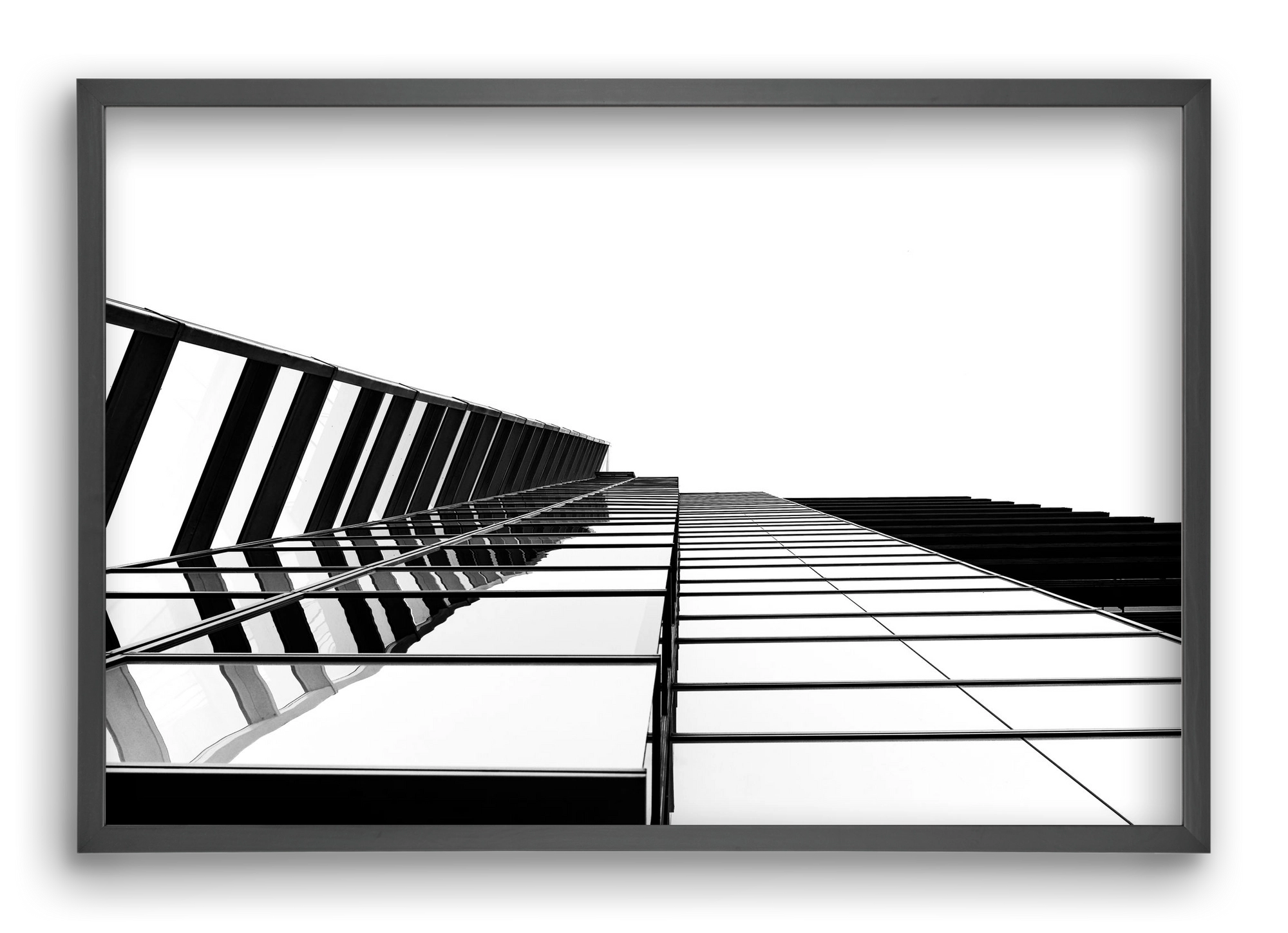 LINES, 60x40 cm (60x40 cm), Fekete keret