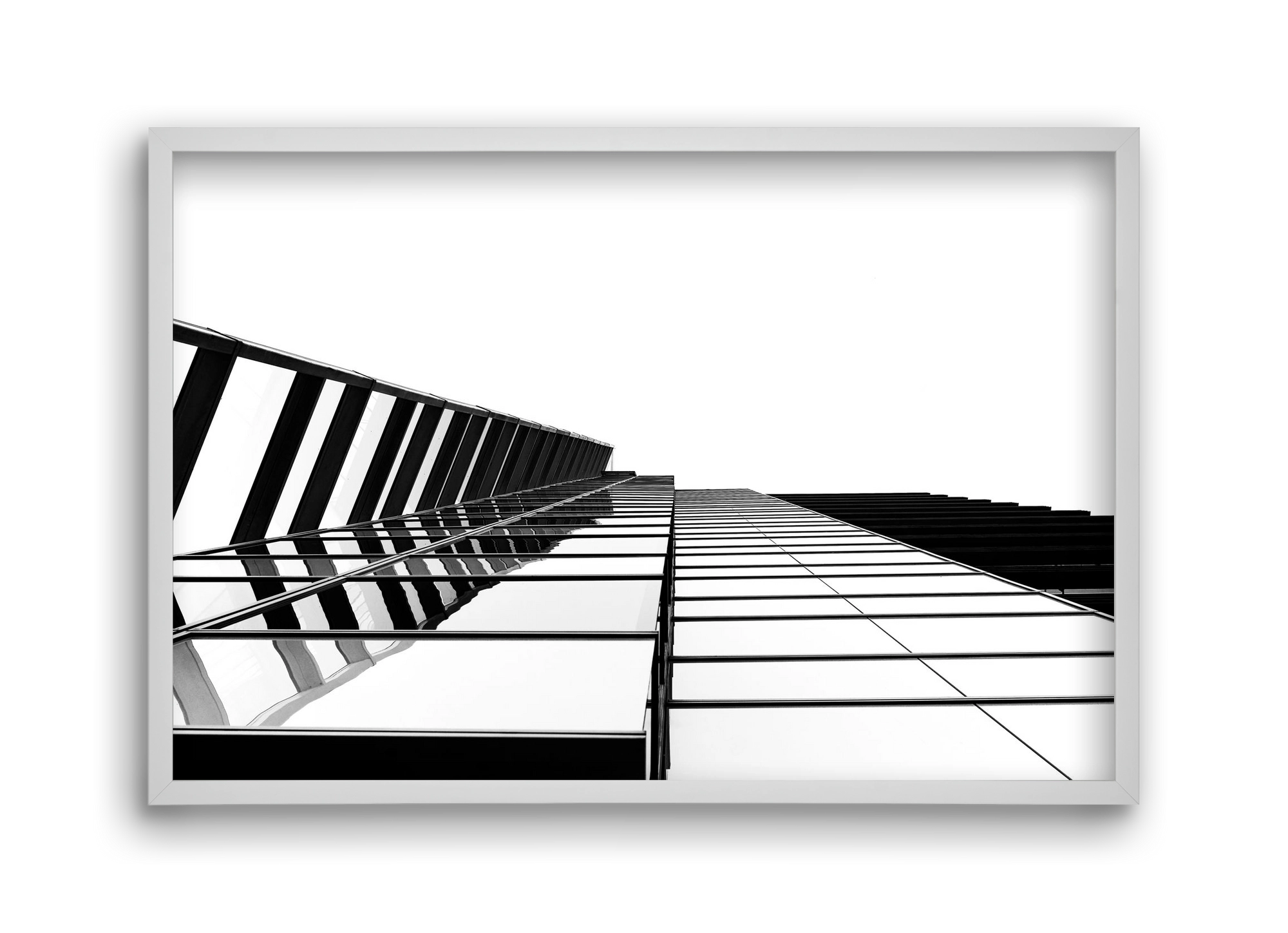 LINES, 45x30 cm (45x30 cm), Fehér keret