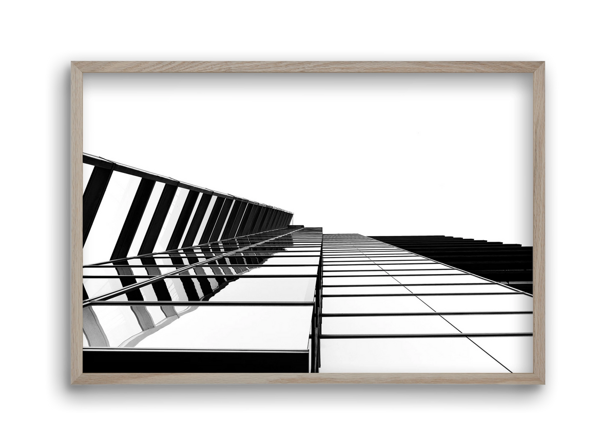 LINES, 45x30 cm (45x30 cm), Tölgy keret