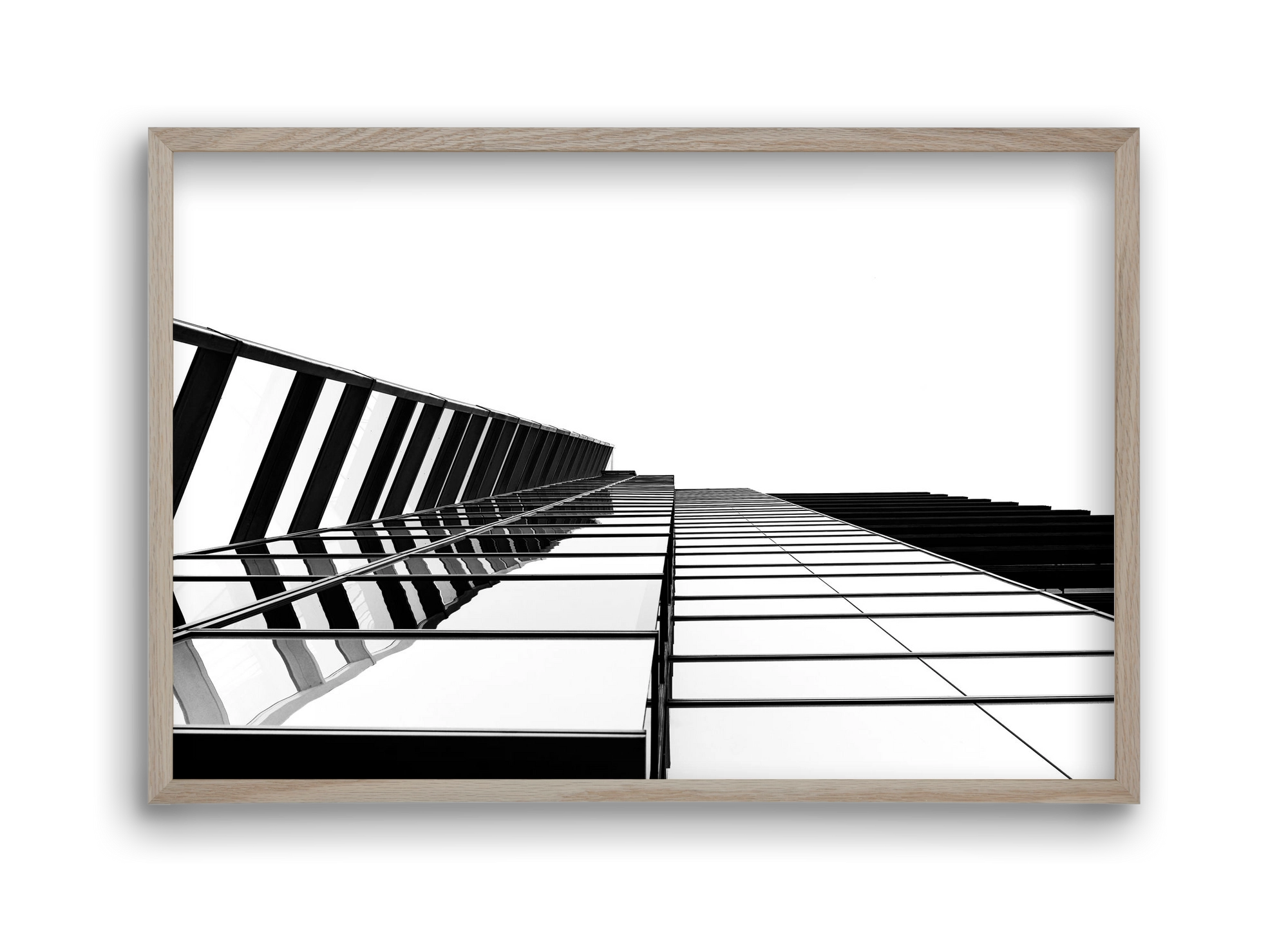 LINES, 45x30 cm (45x30 cm), Tölgy keret