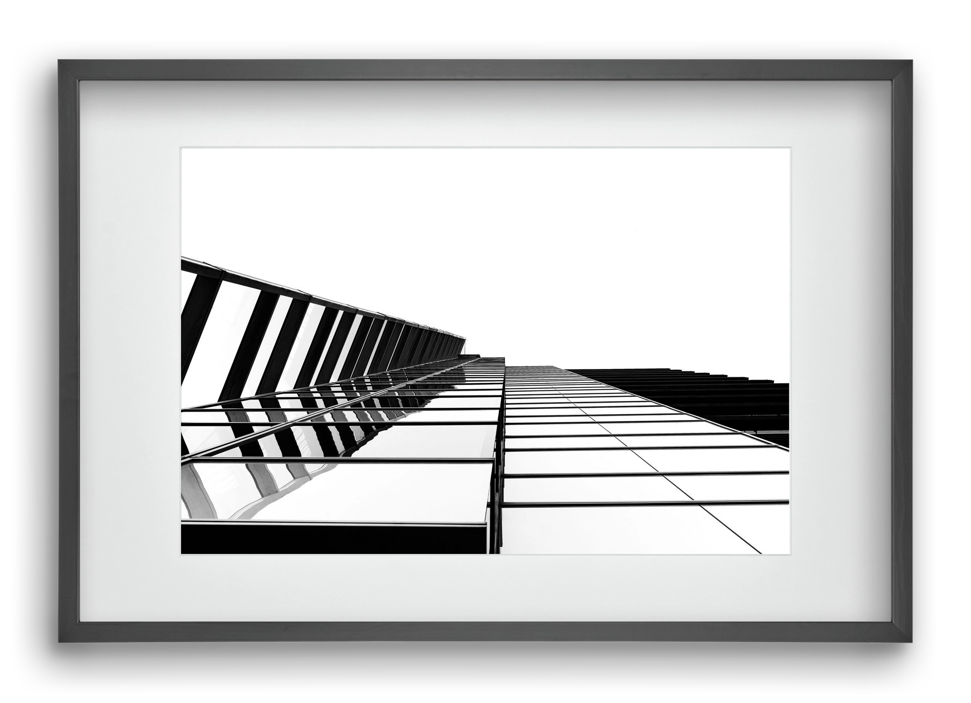 LINES, 60x40 cm (45x30 cm), Fekete keret, paszpartuval