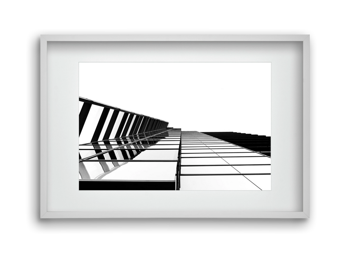 LINES, 45x30 cm (30x20 cm), Fehér keret, paszpartuval