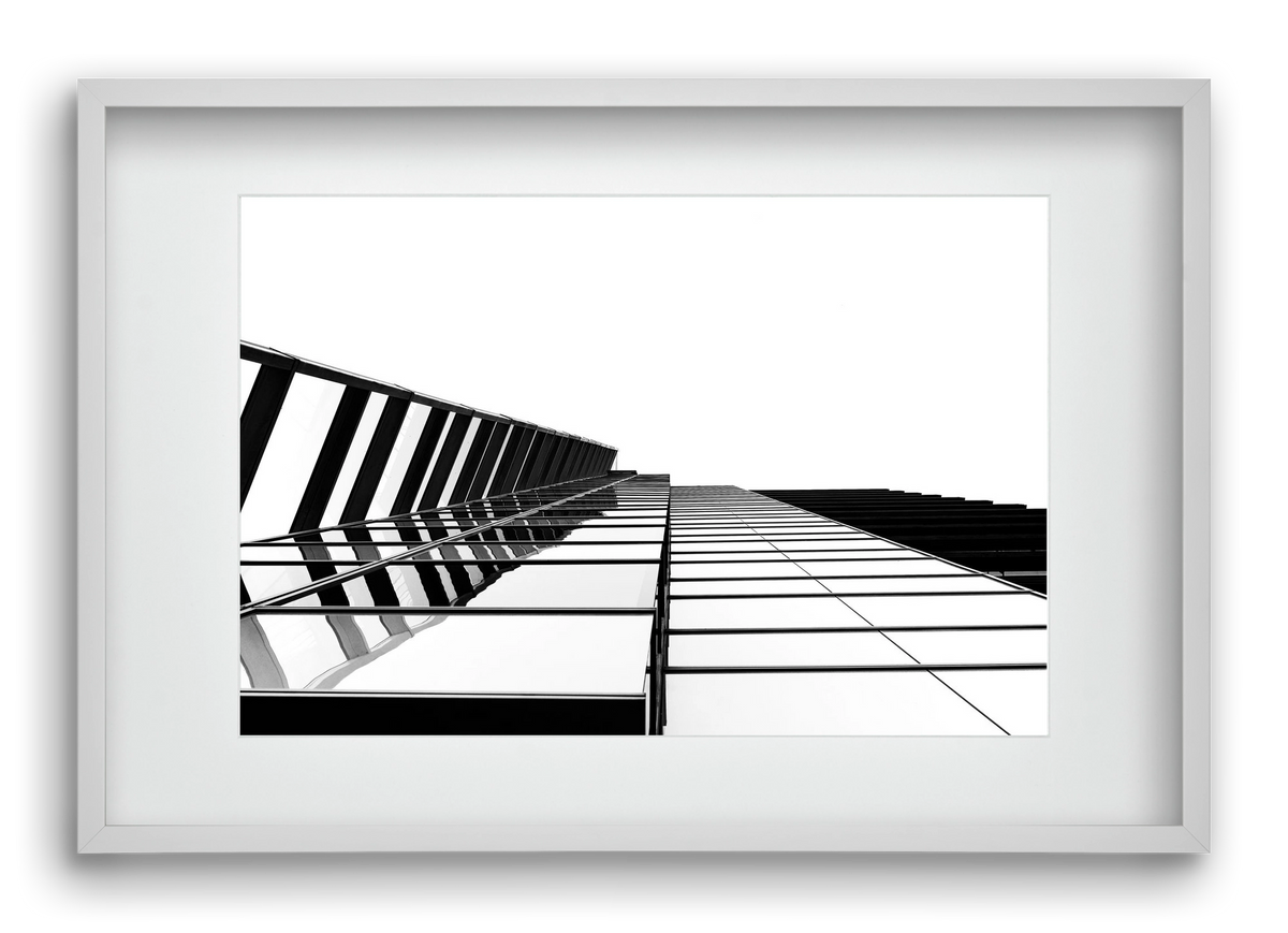 LINES, 60x40 cm (45x30 cm), Fehér keret, paszpartuval