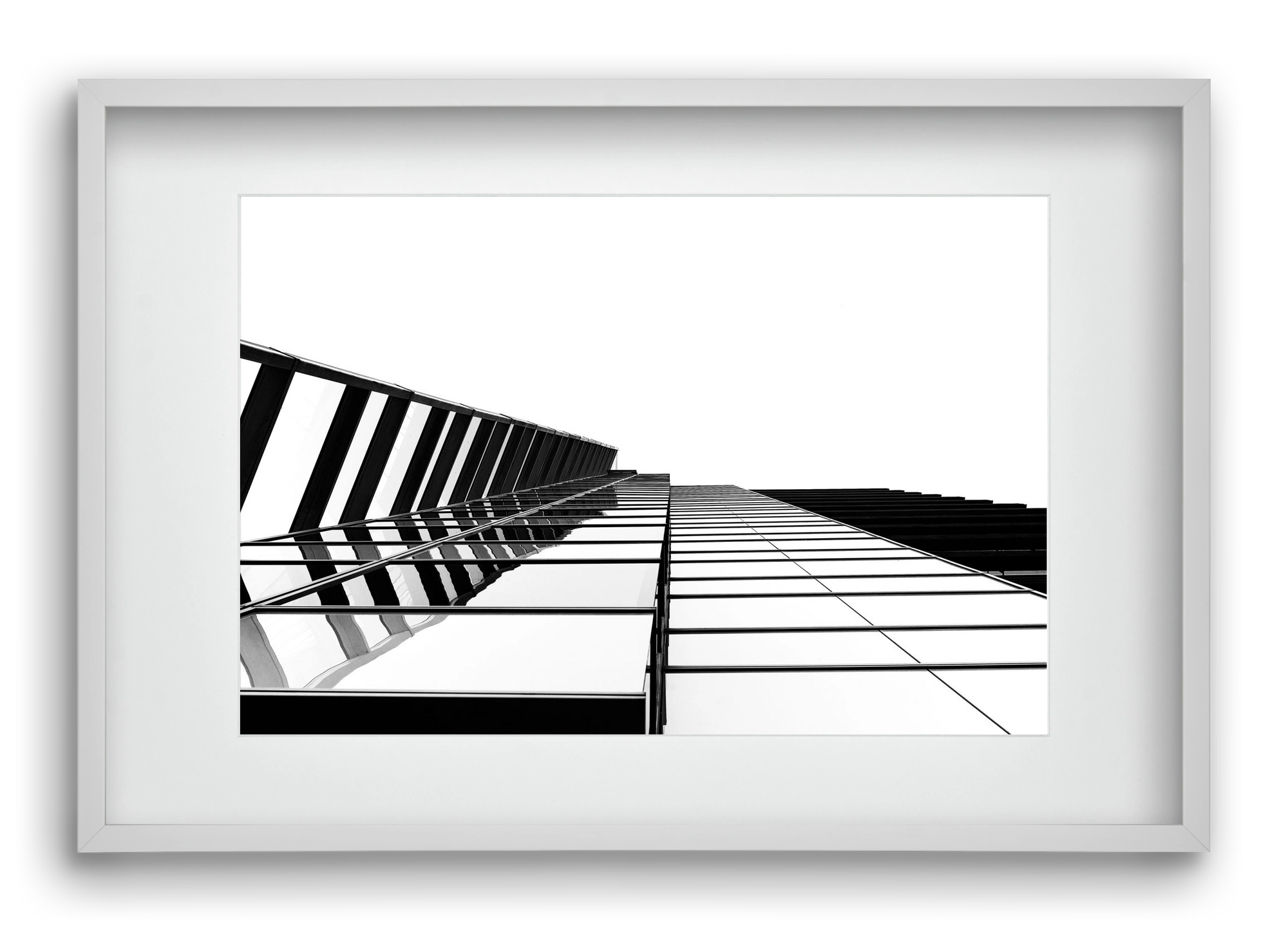 LINES, 60x40 cm (45x30 cm), Fehér keret, paszpartuval