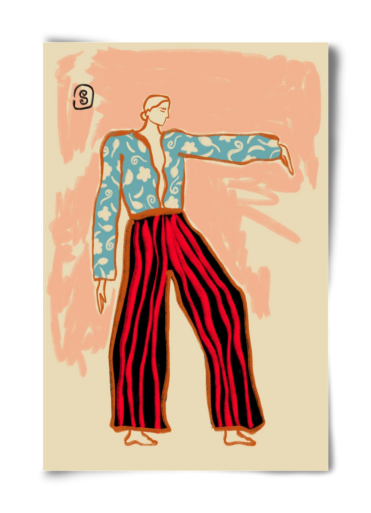 NEW YEAR DANCE, 40x60 cm, Keret nélkül