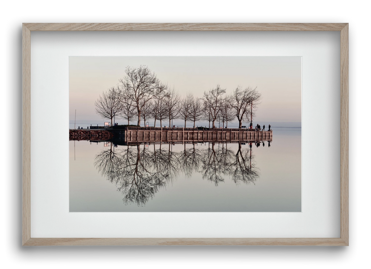 Helas Silver, 60x40 cm (45x30 cm), Tölgy keret, paszpartuval