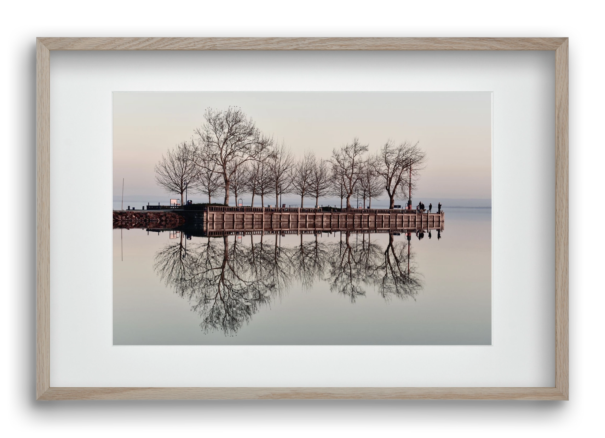 Helas Silver, 60x40 cm (45x30 cm), Tölgy keret, paszpartuval